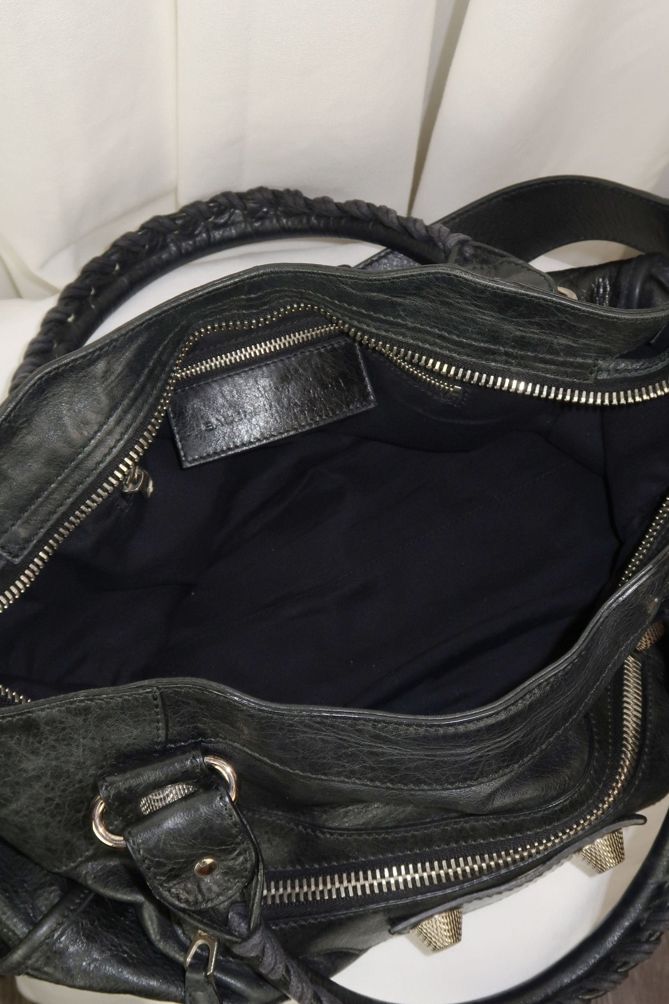Balenciaga Giant 21 City Black Leather Bag - Jade Vintage