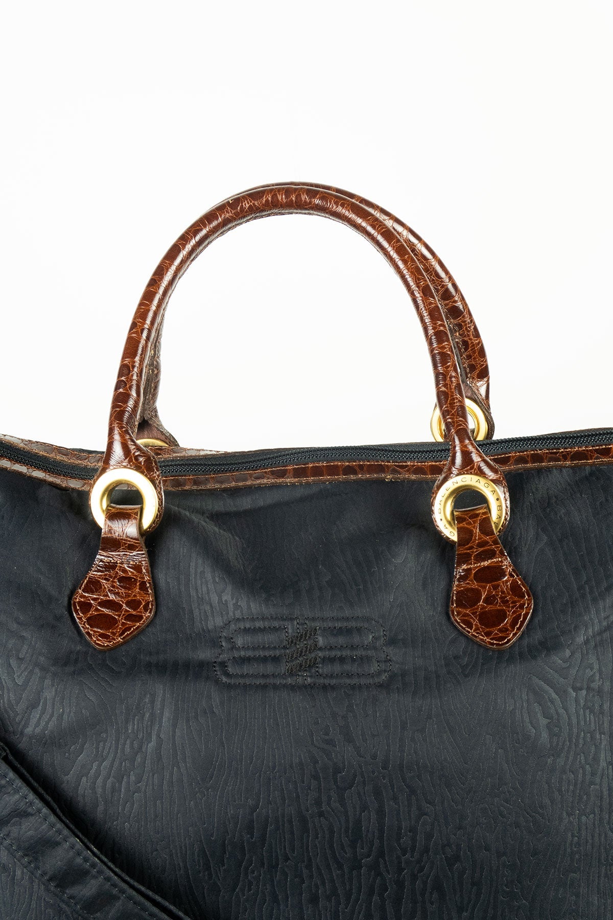 Balenciaga Nylon Duffle Bag - Jade Vintage