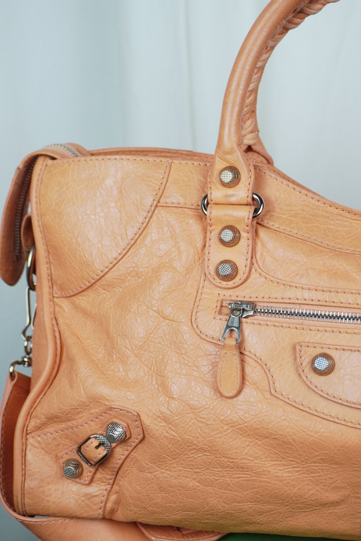 Balenciaga Part Time Bag Rose Blush - Jade Vintage