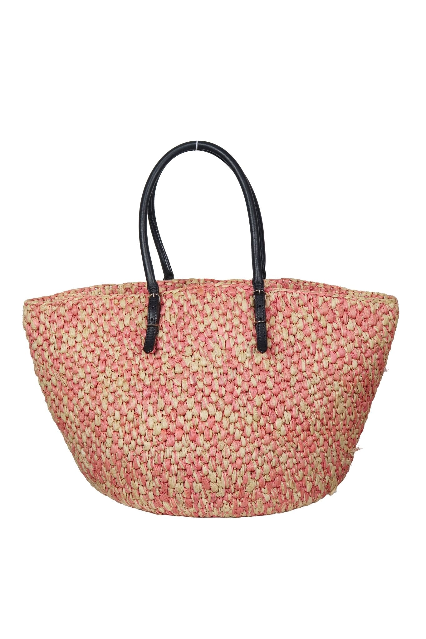 Balenciaga Raffia Tote Bag - Jade Vintage