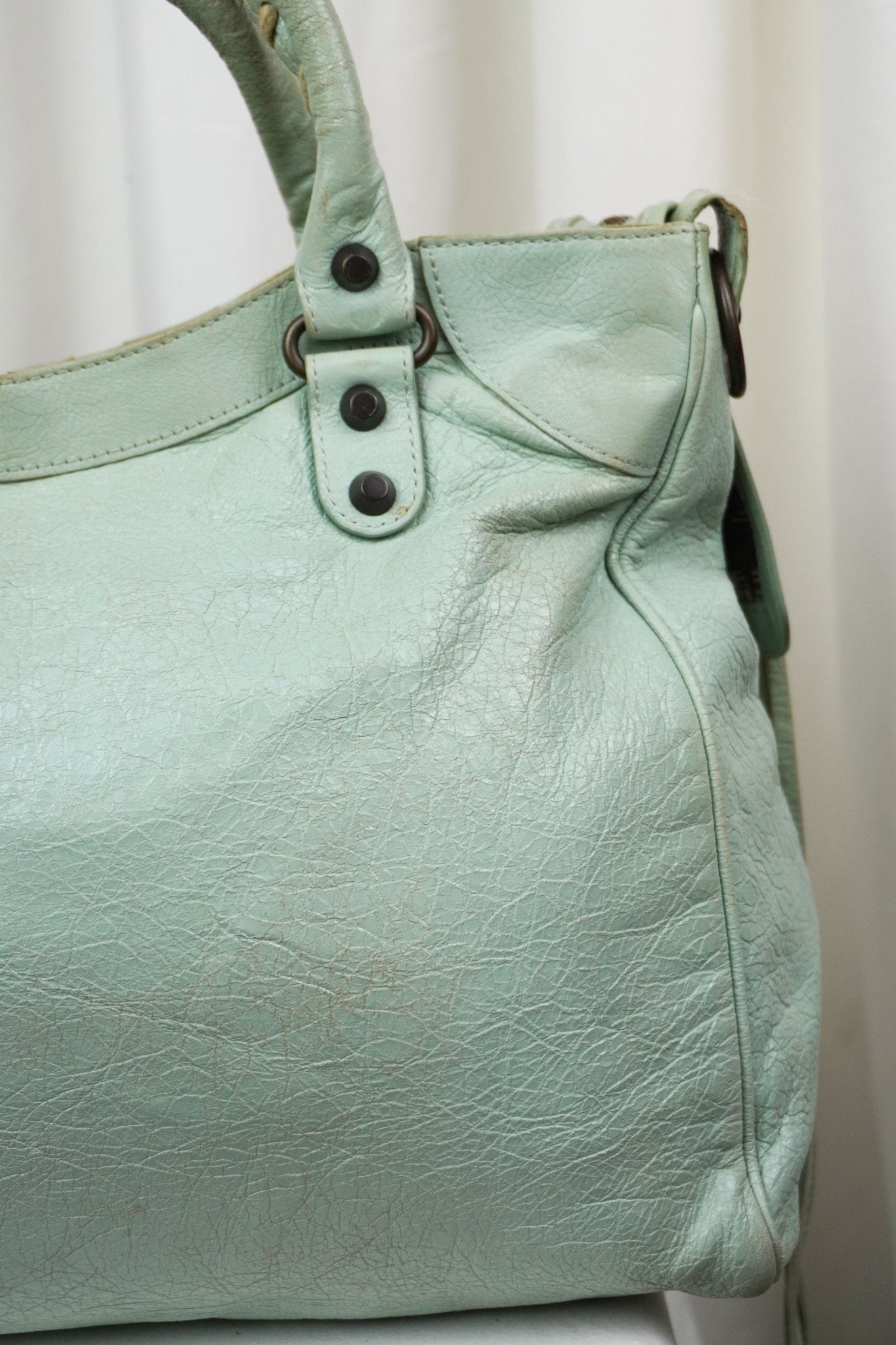 Balenciaga Town Bag - Jade Vintage