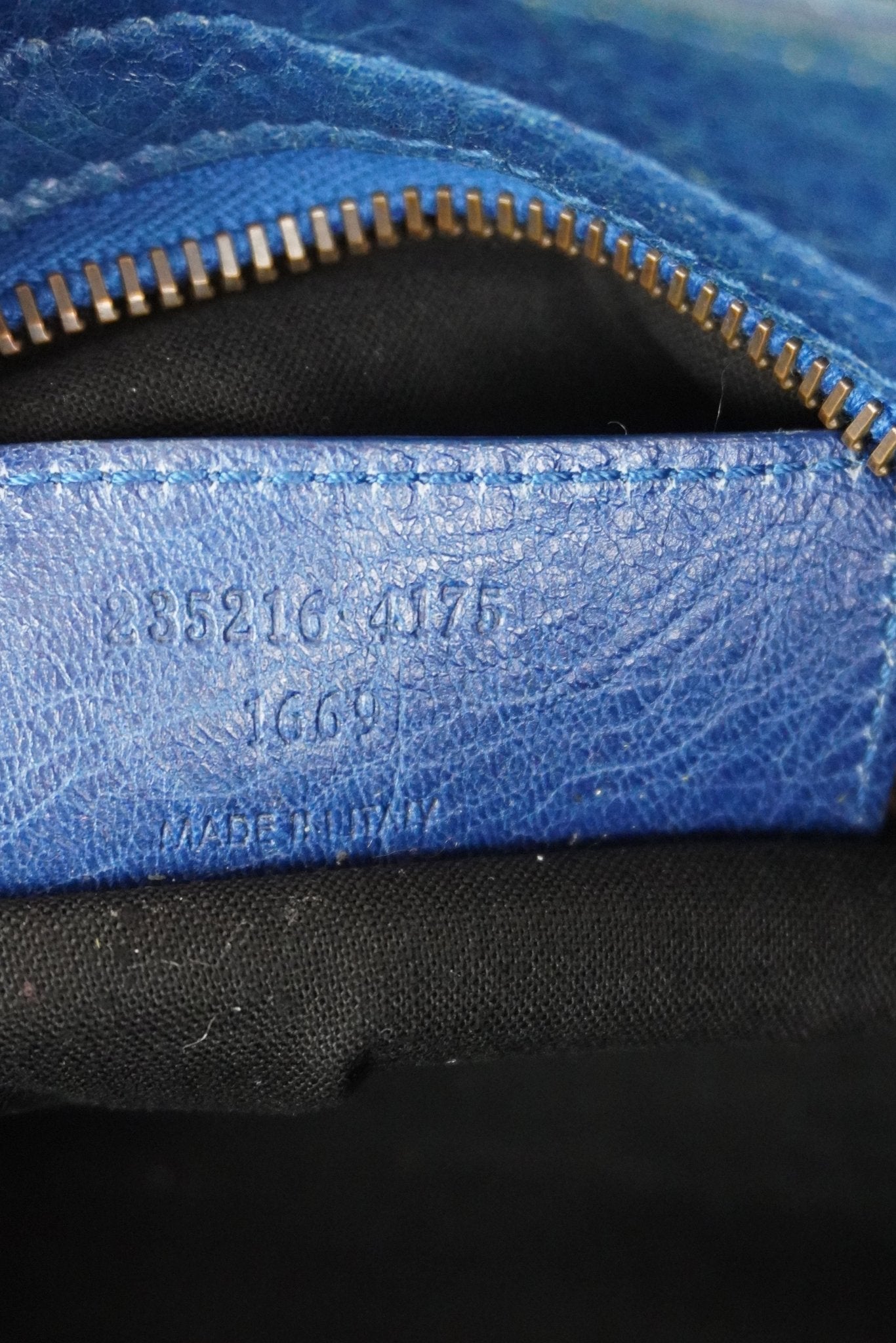 Balenciaga Velo Bag Bleu Royal - Jade Vintage