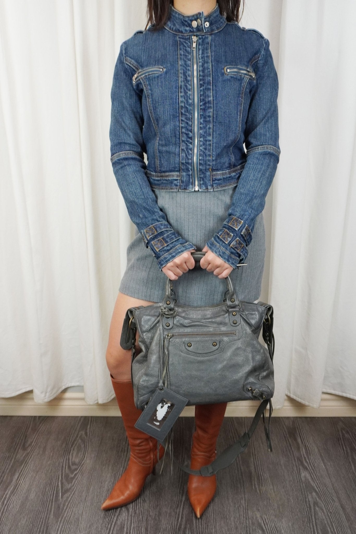 Balenciaga Velo Bag Grey - Jade Vintage
