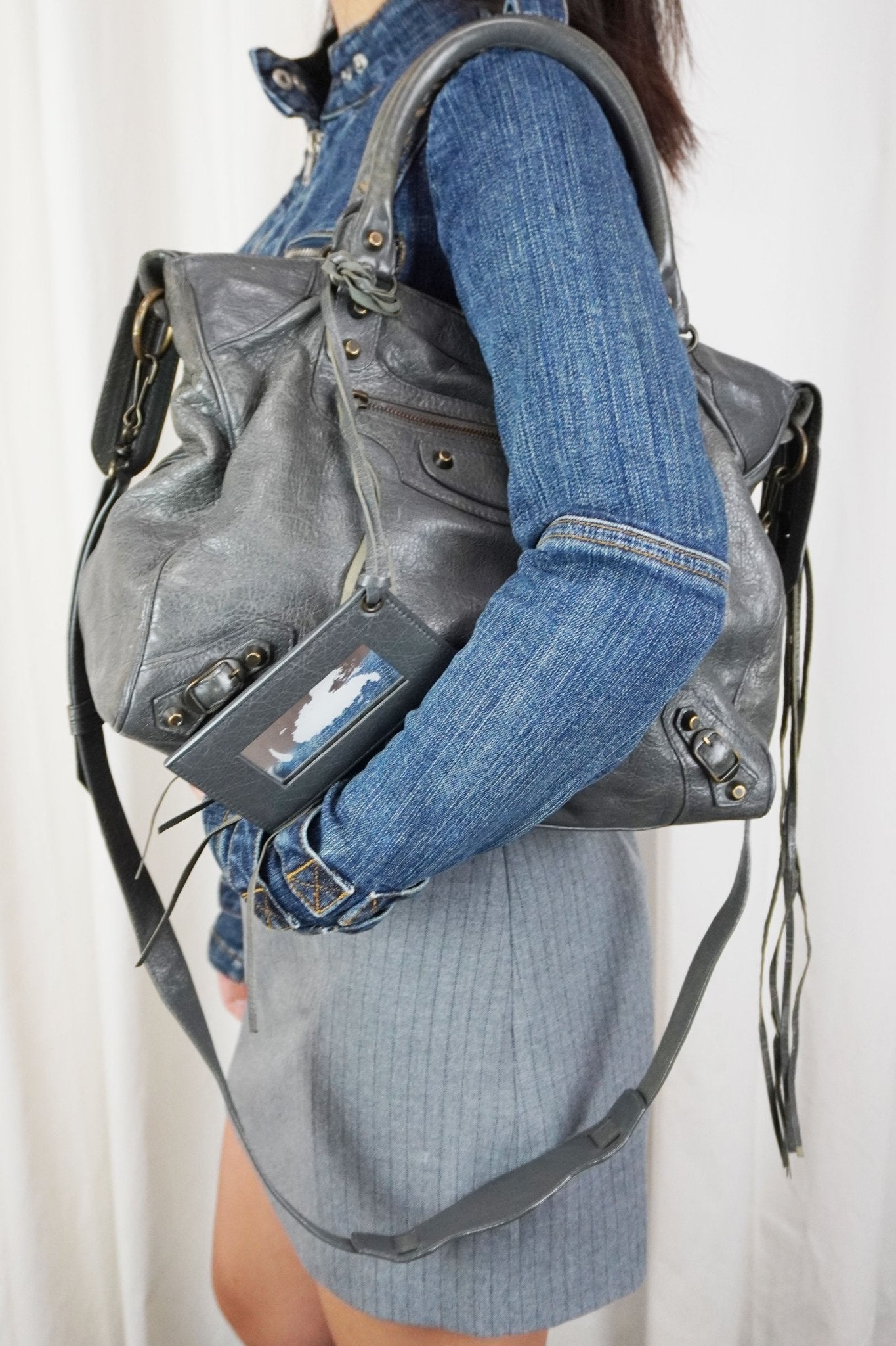 Balenciaga Velo Bag Grey - Jade Vintage
