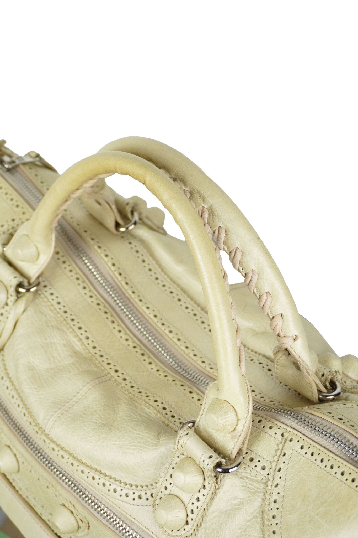 Balenciaga Work City Brogues Bag Praline - Jade Vintage