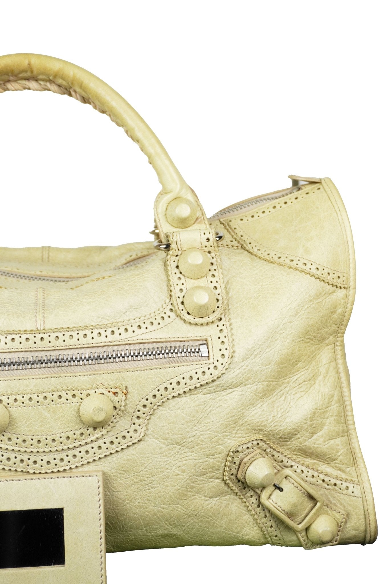 Balenciaga Work City Brogues Bag Praline - Jade Vintage