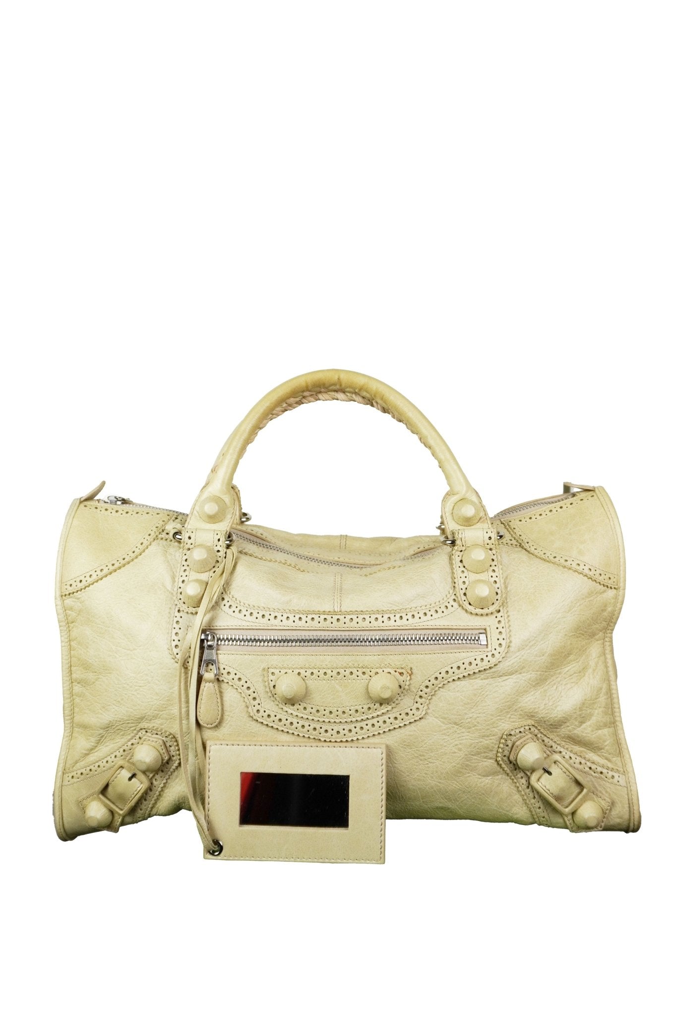 Balenciaga Work City Brogues Bag Praline - Jade Vintage