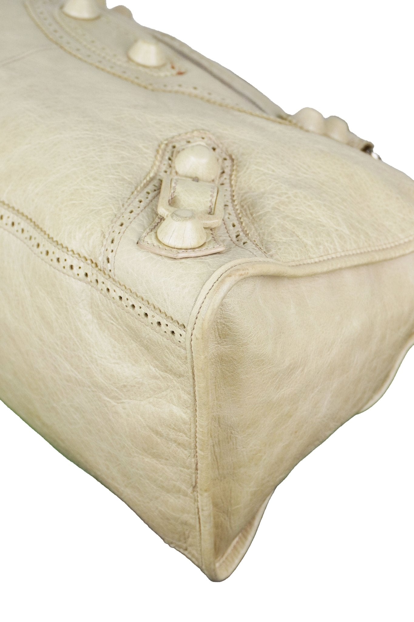 Balenciaga Work City Brogues Bag Praline - Jade Vintage