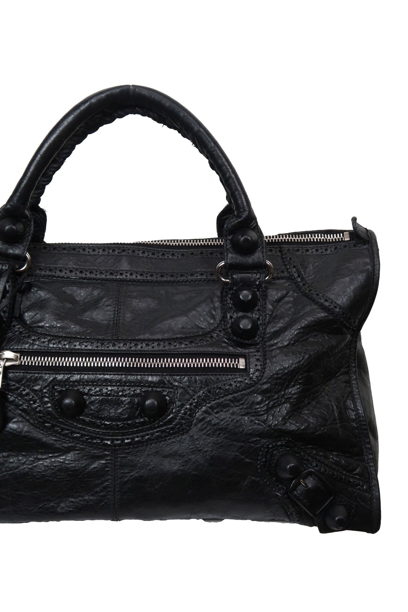 Balenciaga Work Tote Giant 21 Black - Jade Vintage