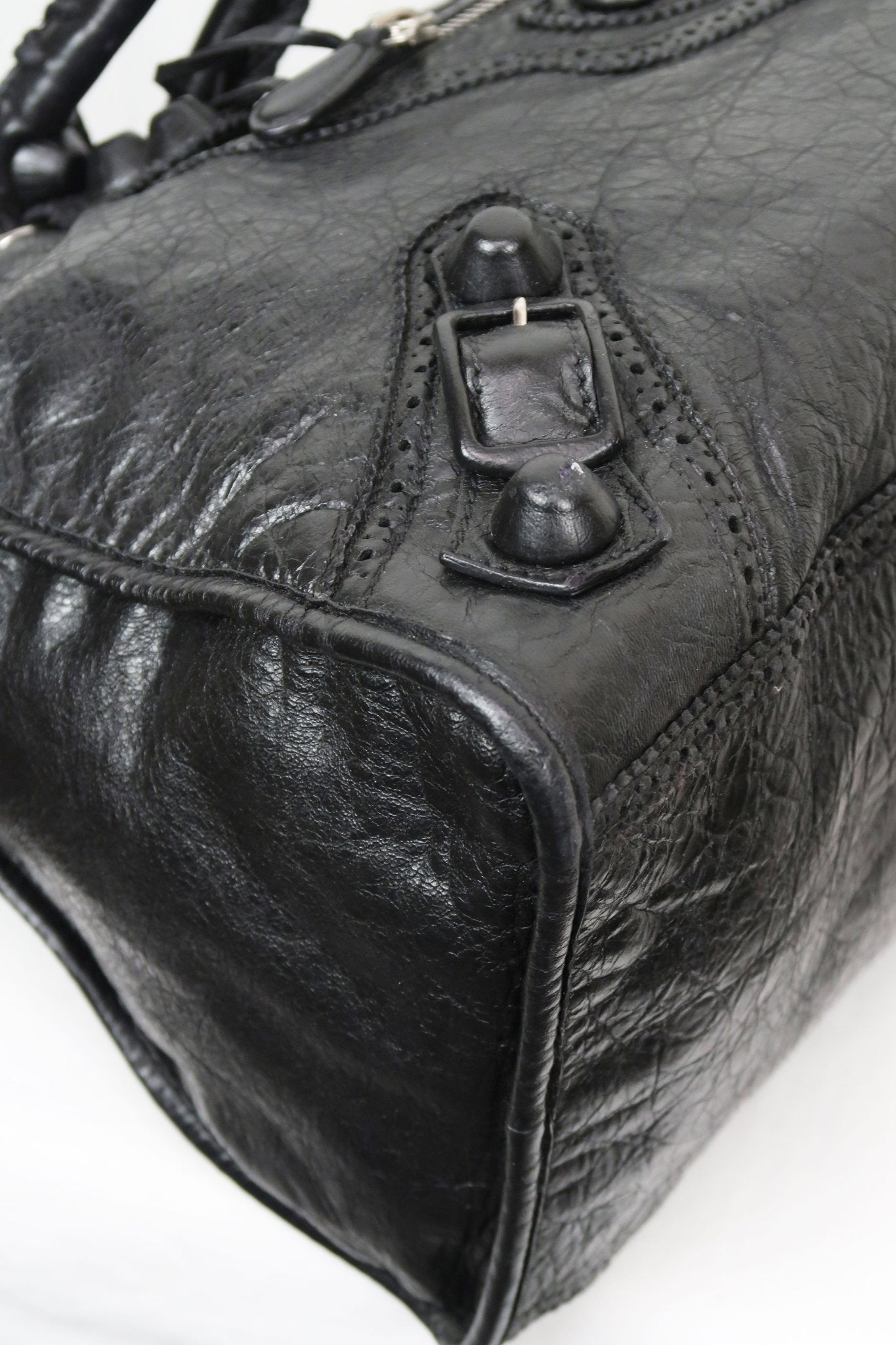 Balenciaga Work Tote Giant 21 Black - Jade Vintage