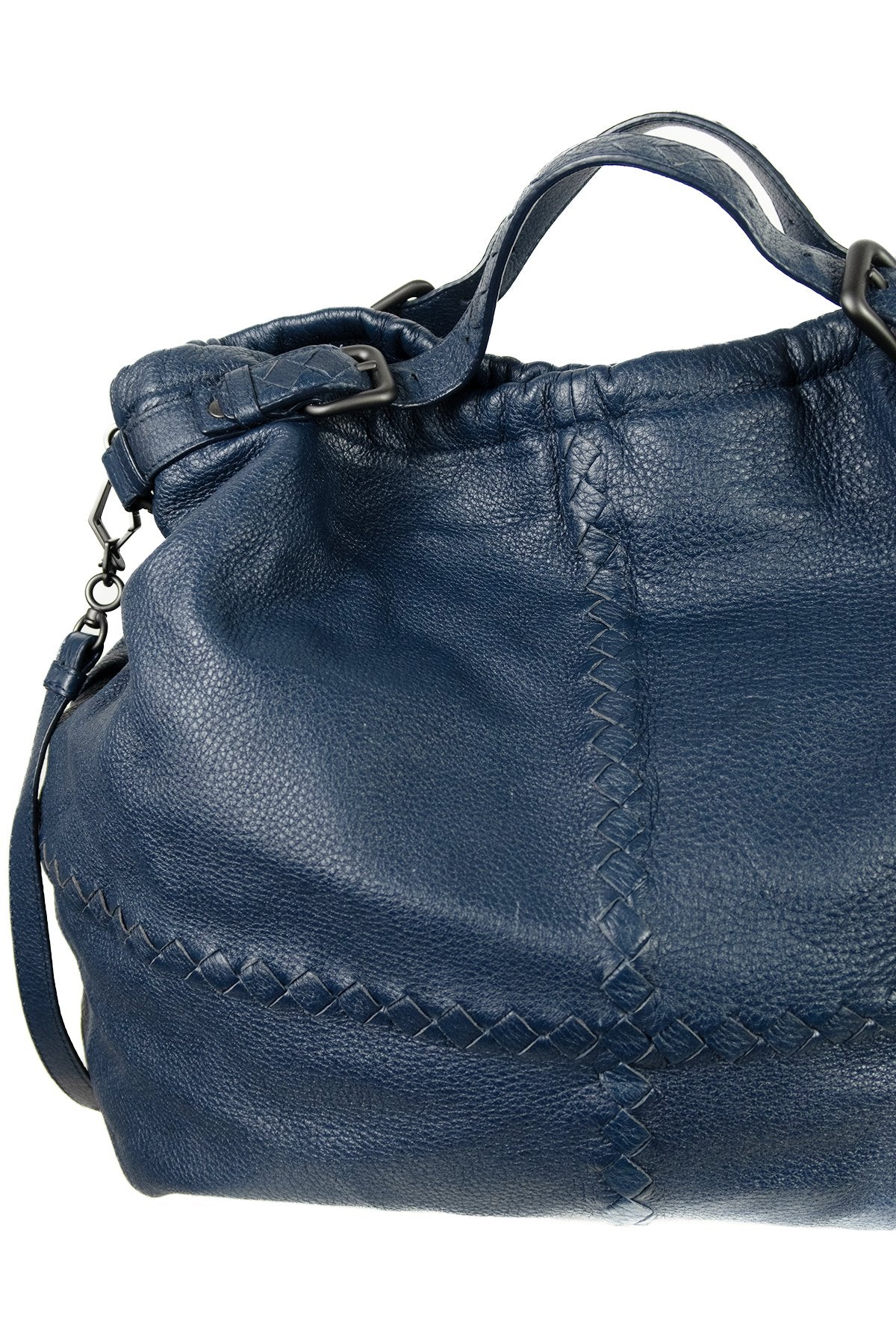 Bottega Veneta Cervo Deerskin Bering Hobo - Jade Vintage