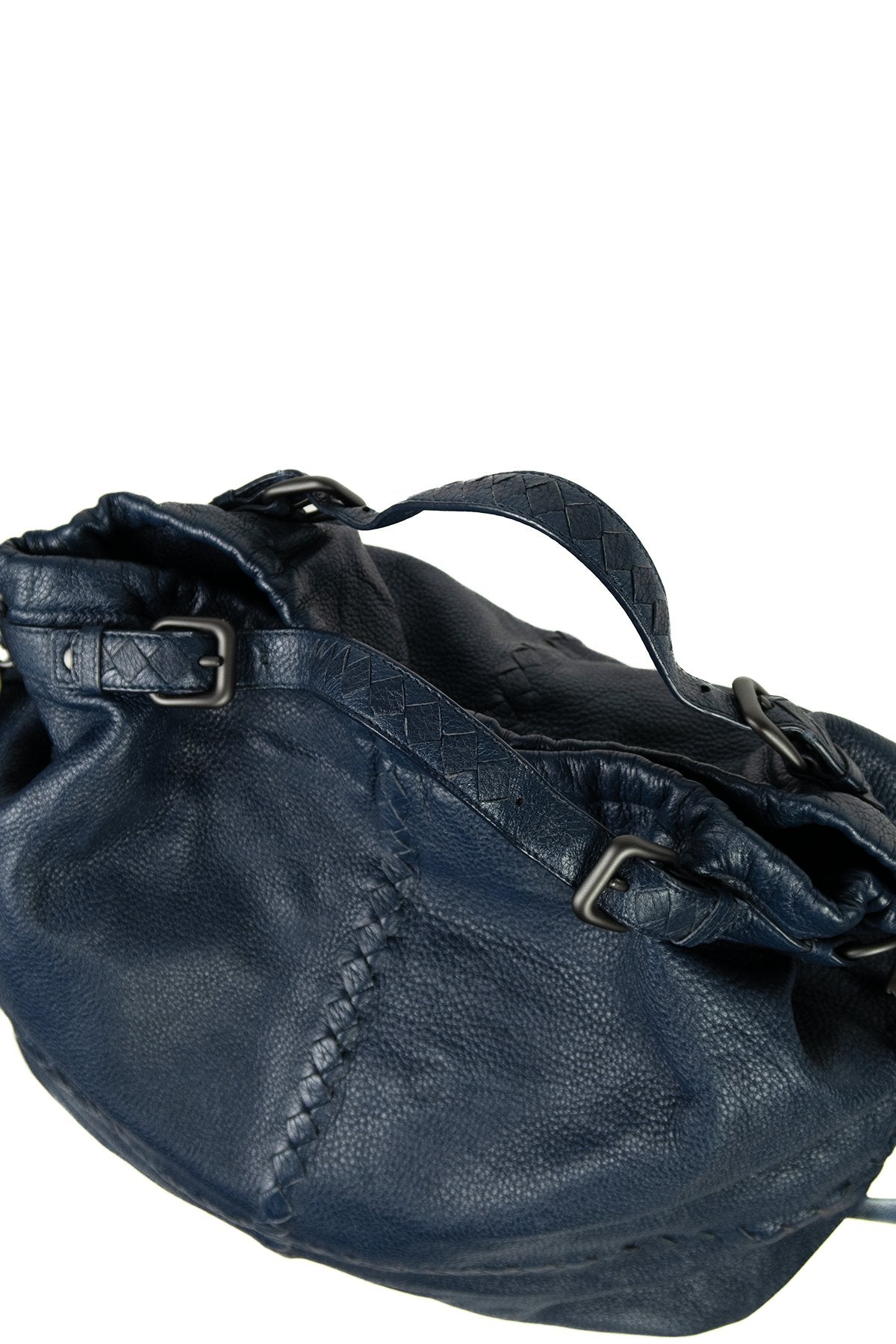 Bottega Veneta Cervo Deerskin Bering Hobo - Jade Vintage
