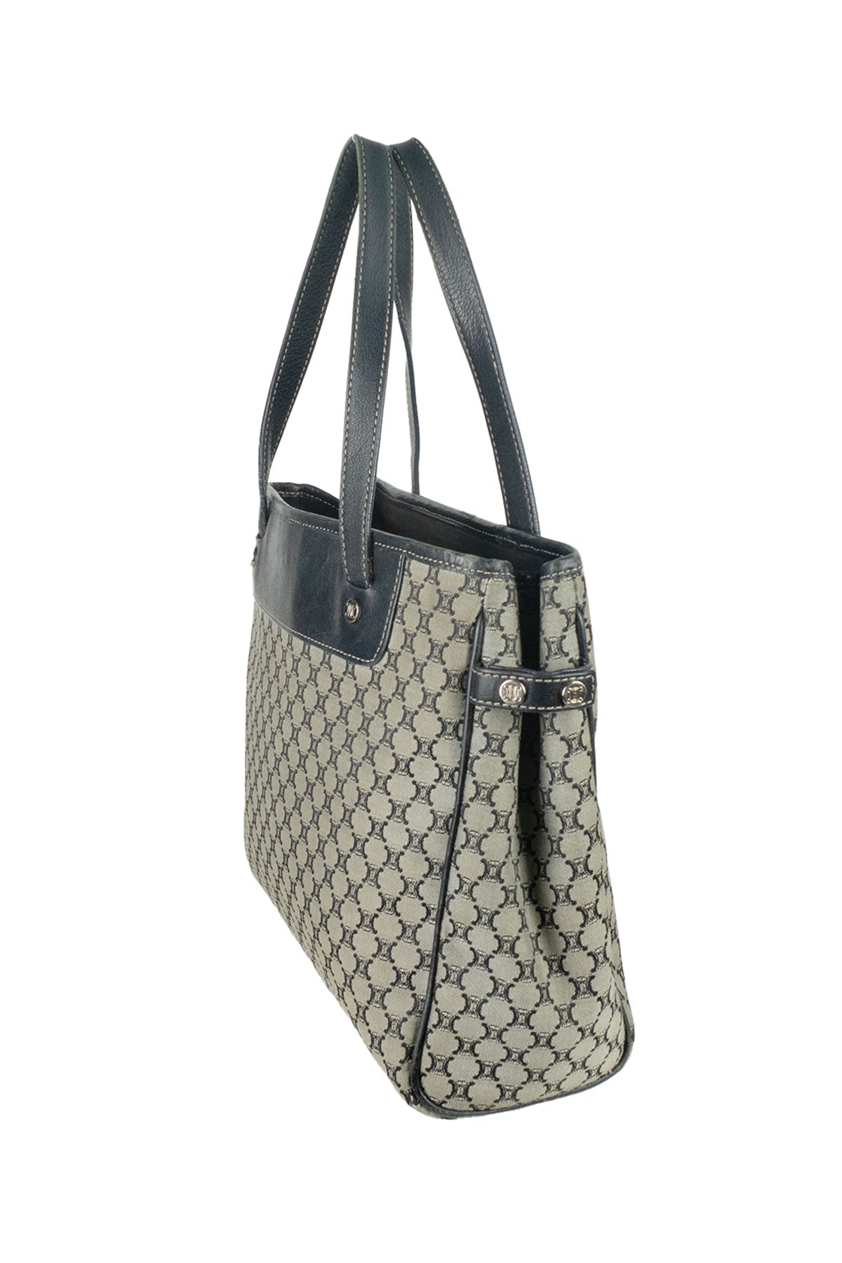 Celine Macadam Navy Handbag - Jade Vintage