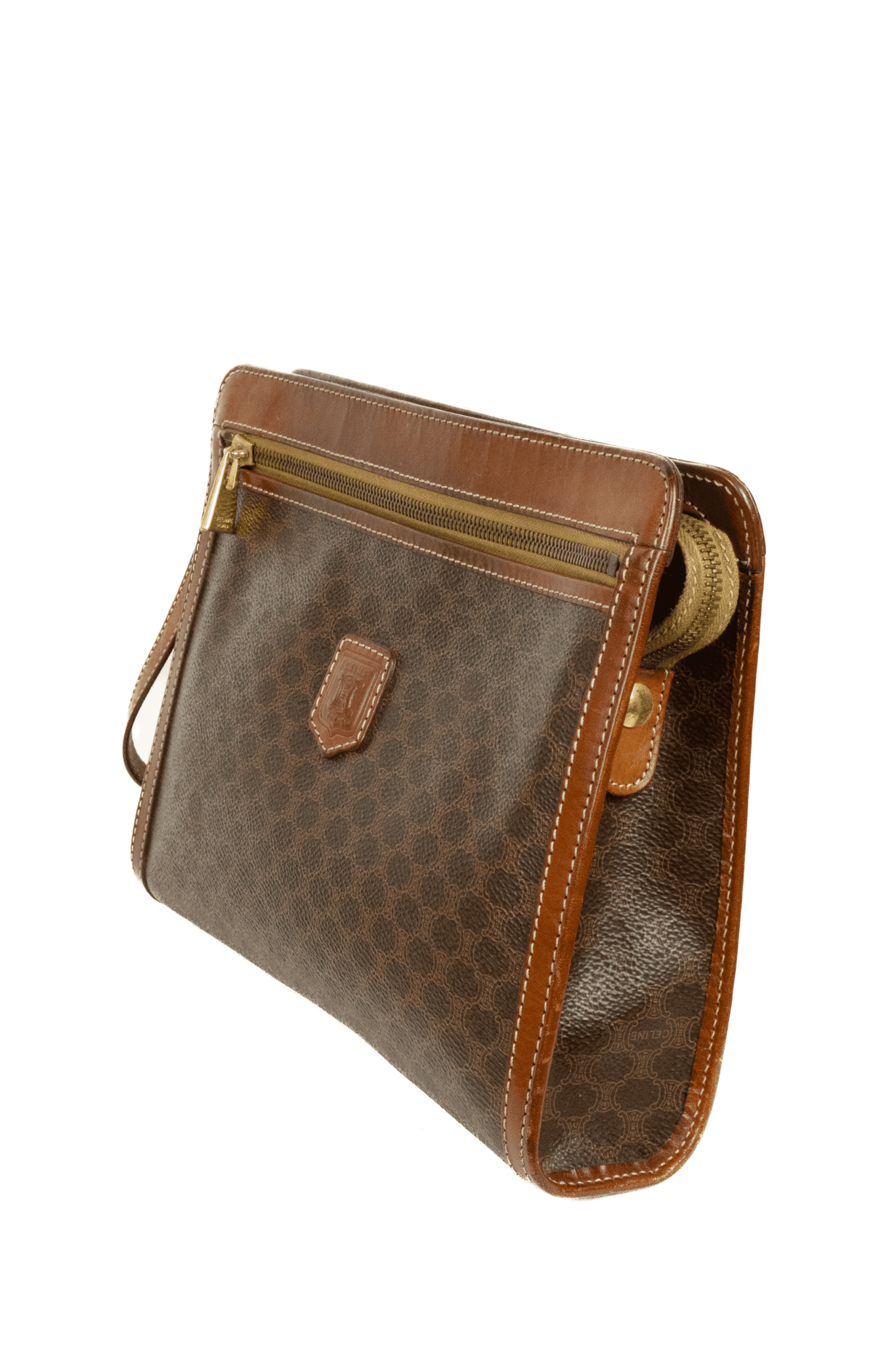Celine Macadam Portfolio Clutch - Jade Vintage
