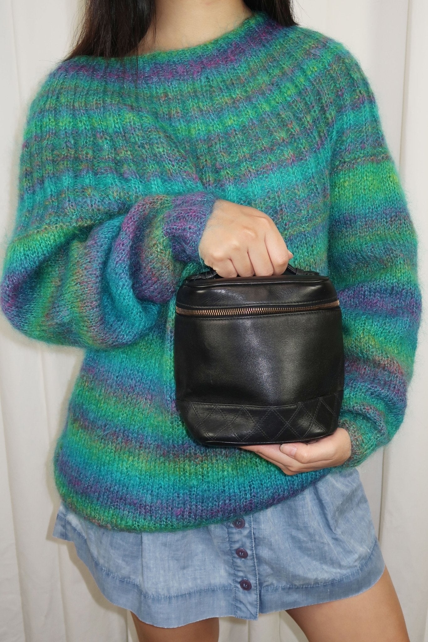 Chanel Vanity Cosmetic Bag - Jade Vintage