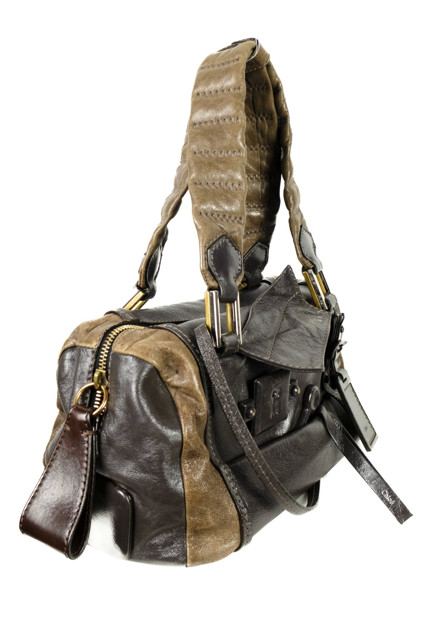 Chloe Brown Shoulder Bag - Jade Vintage
