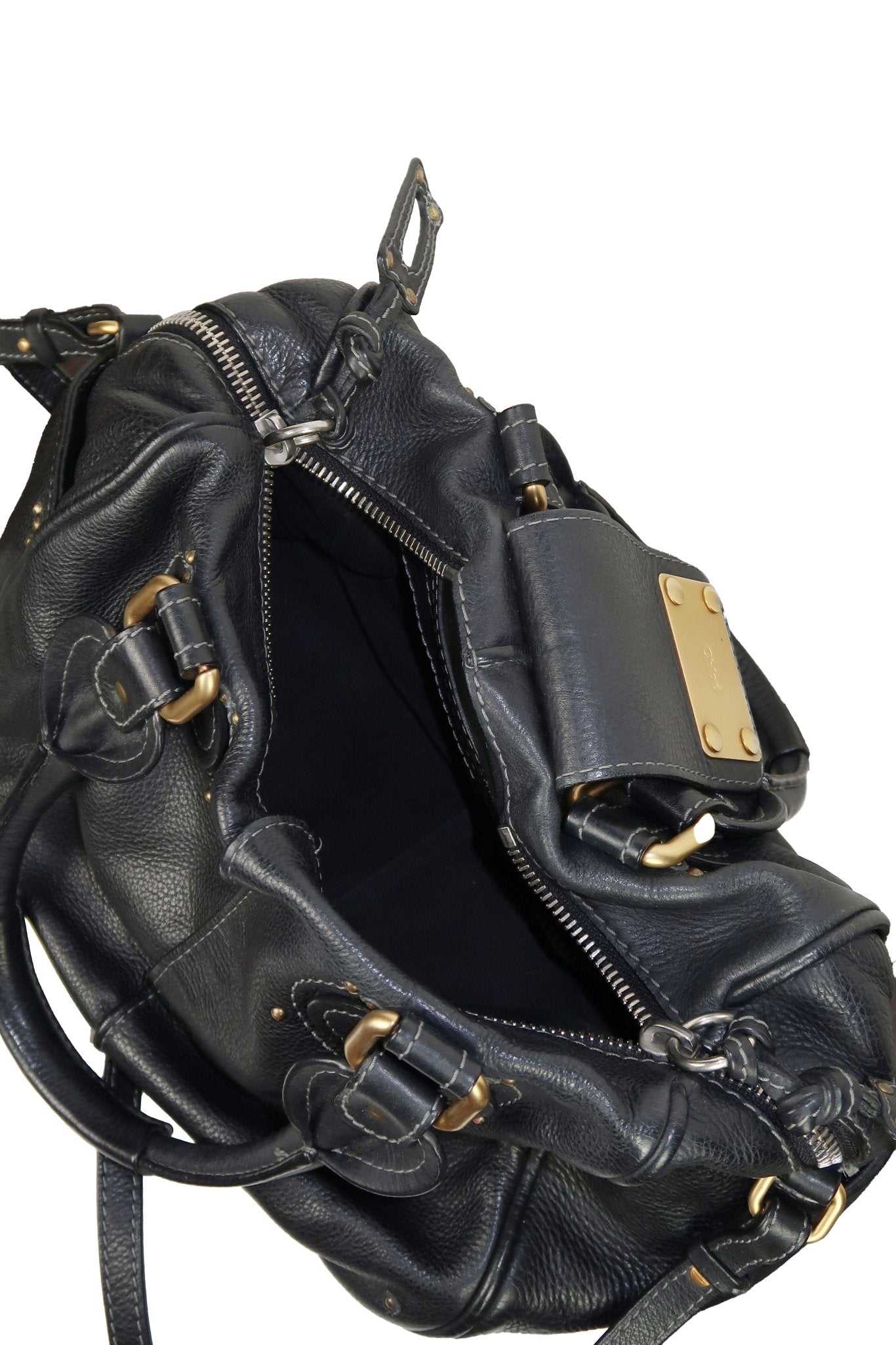 Chloe Paddington Square Tote Shoulder Bag - Jade Vintage