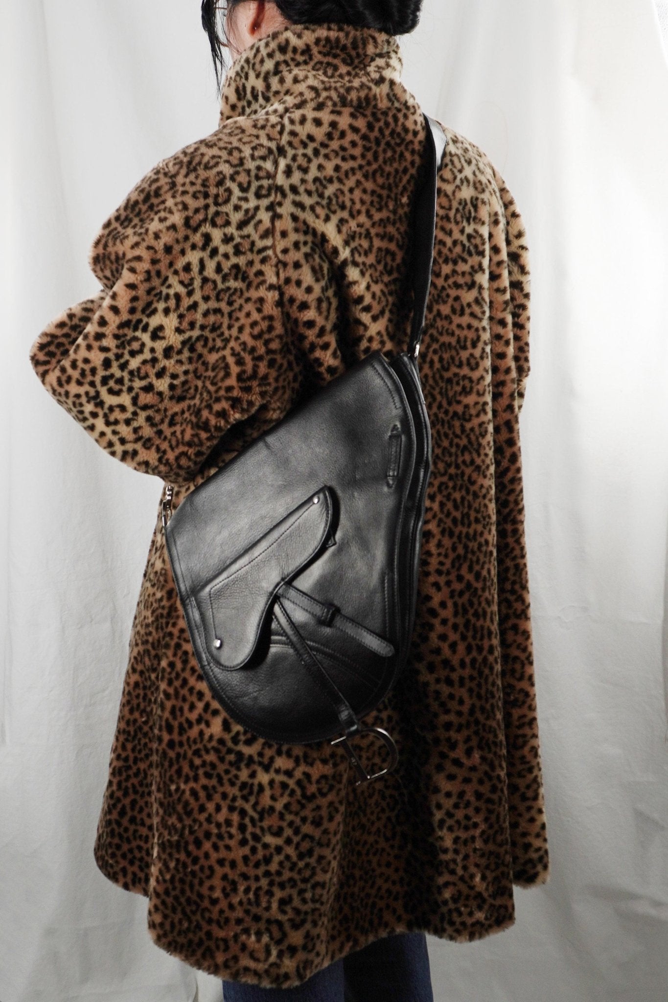 Christian Dior Baudrier Saddle Bag - Jade Vintage