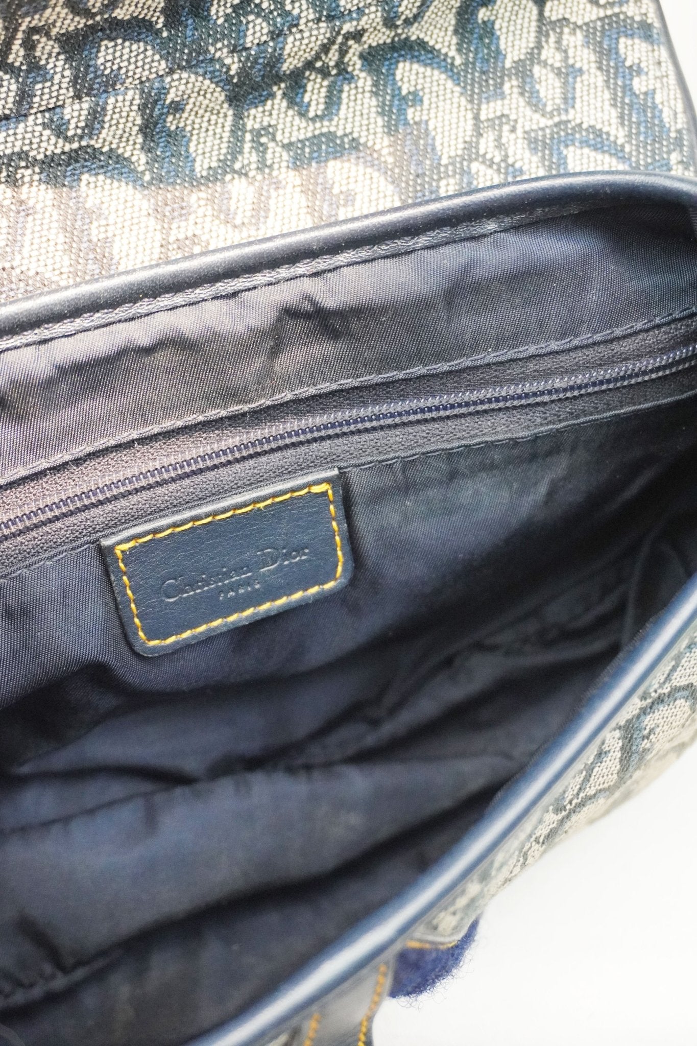 Christian Dior Saddle Trotter Bag - Jade Vintage