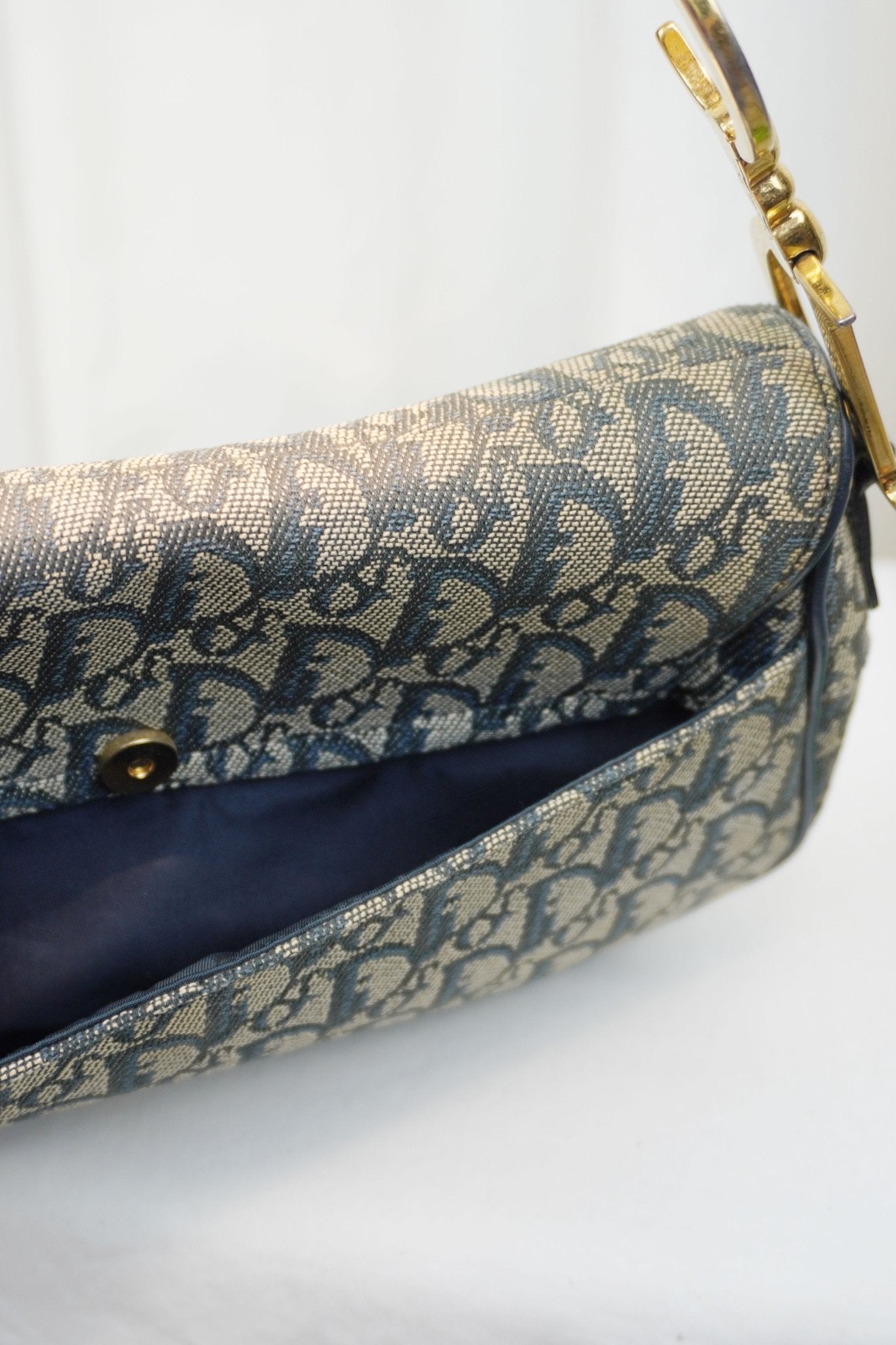 Christian Dior Saddle Trotter Bag - Jade Vintage