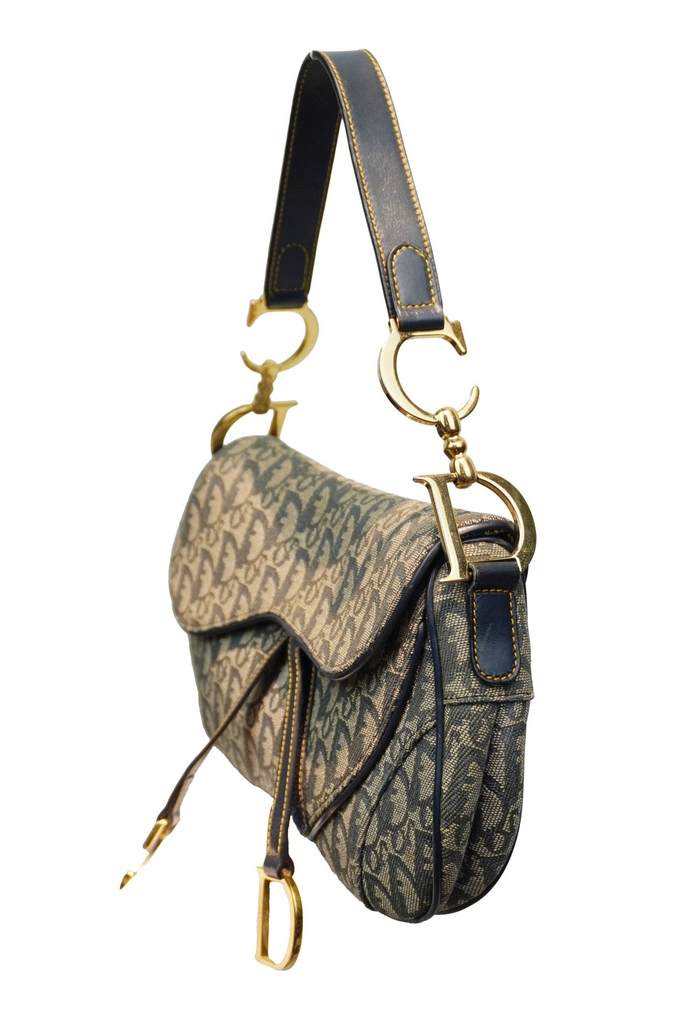 Christian Dior Saddle Trotter Bag - Jade Vintage
