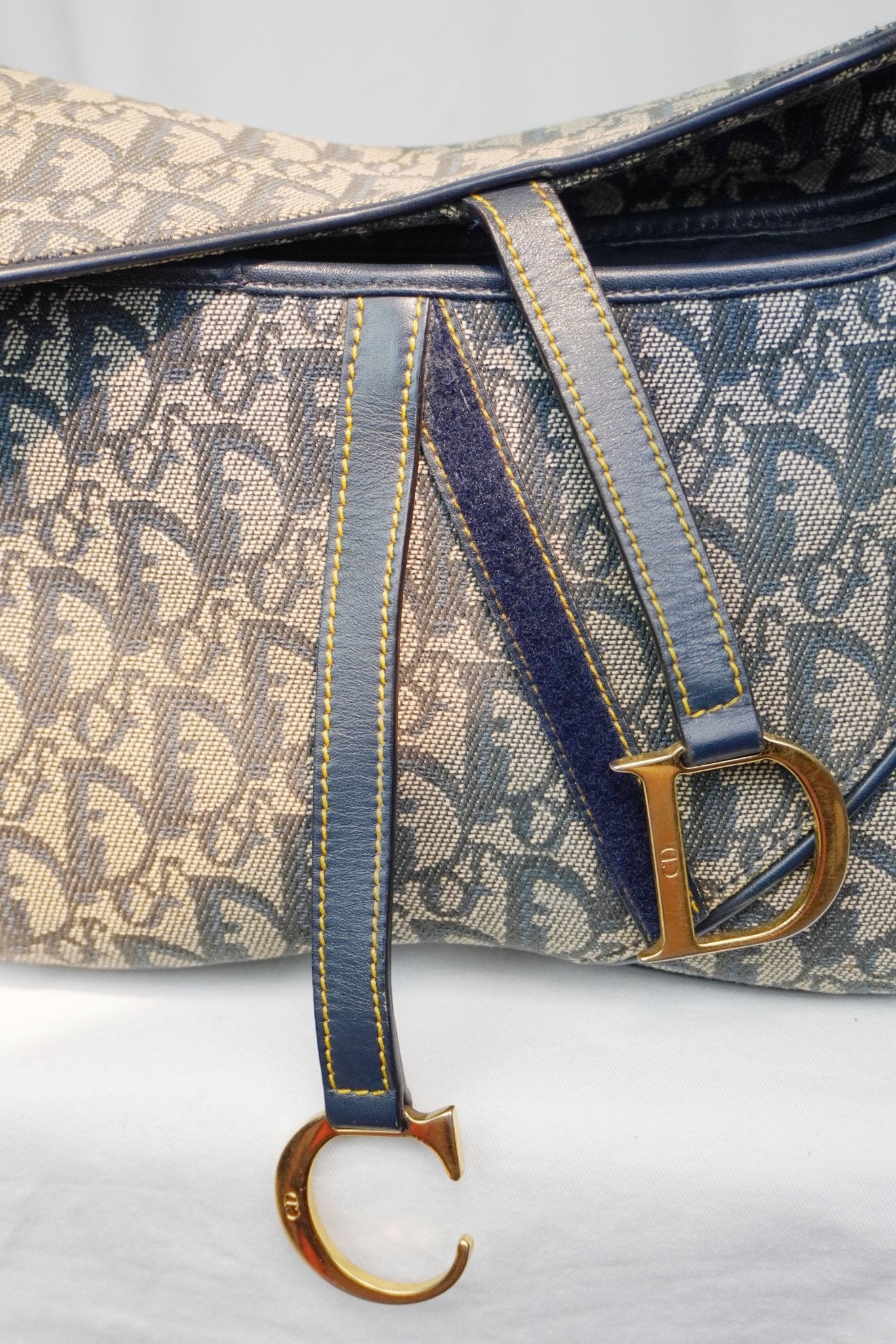 Christian Dior Saddle Trotter Bag - Jade Vintage