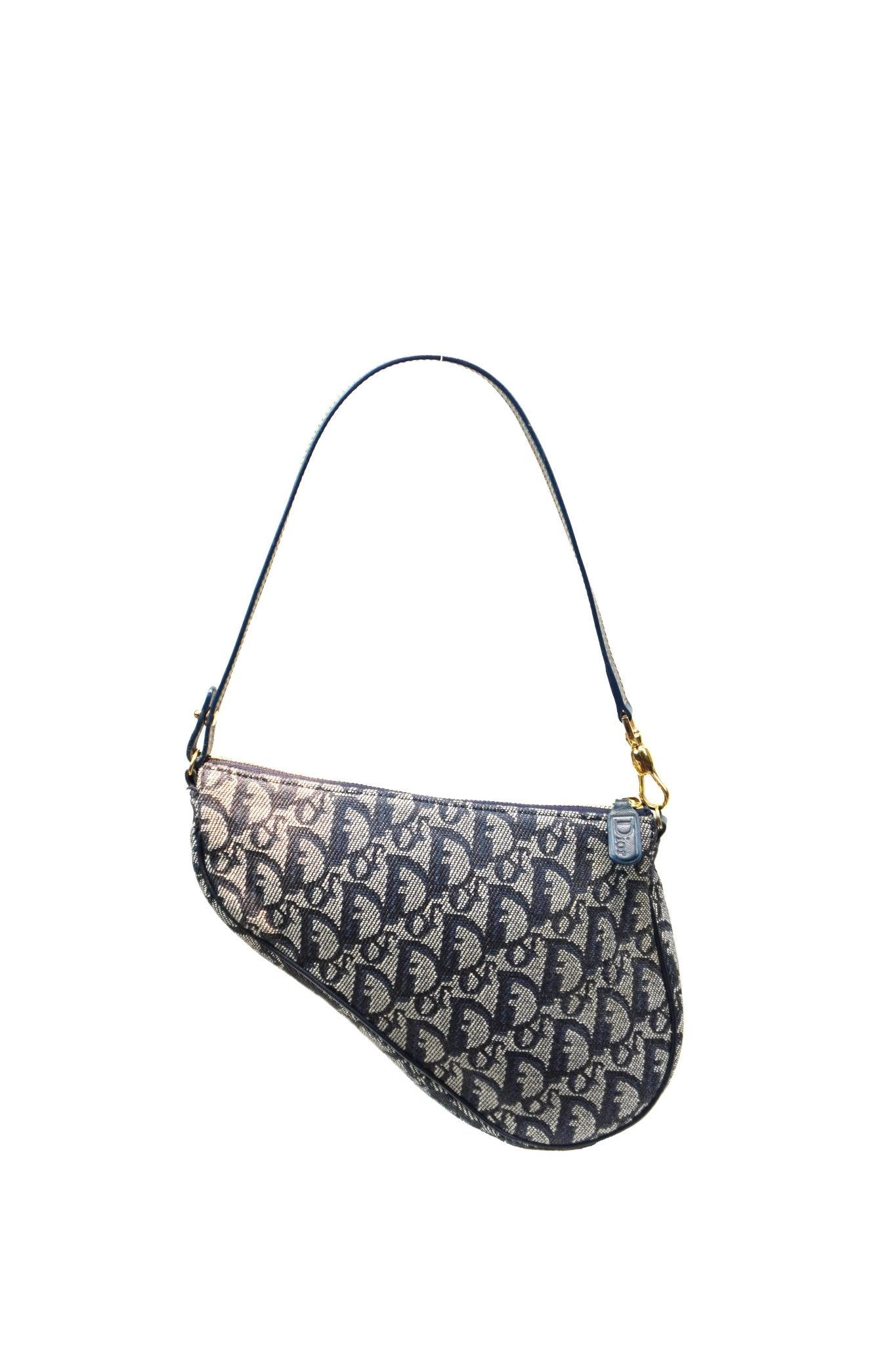 Christian Dior Trotter Mini Saddle Bag - Jade Vintage