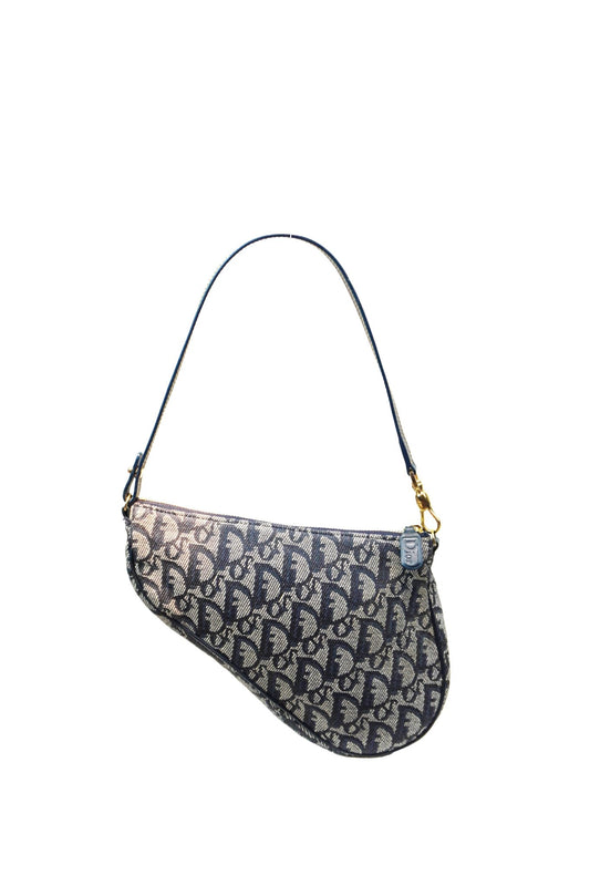 Christian Dior Trotter Mini Saddle Bag - Jade Vintage