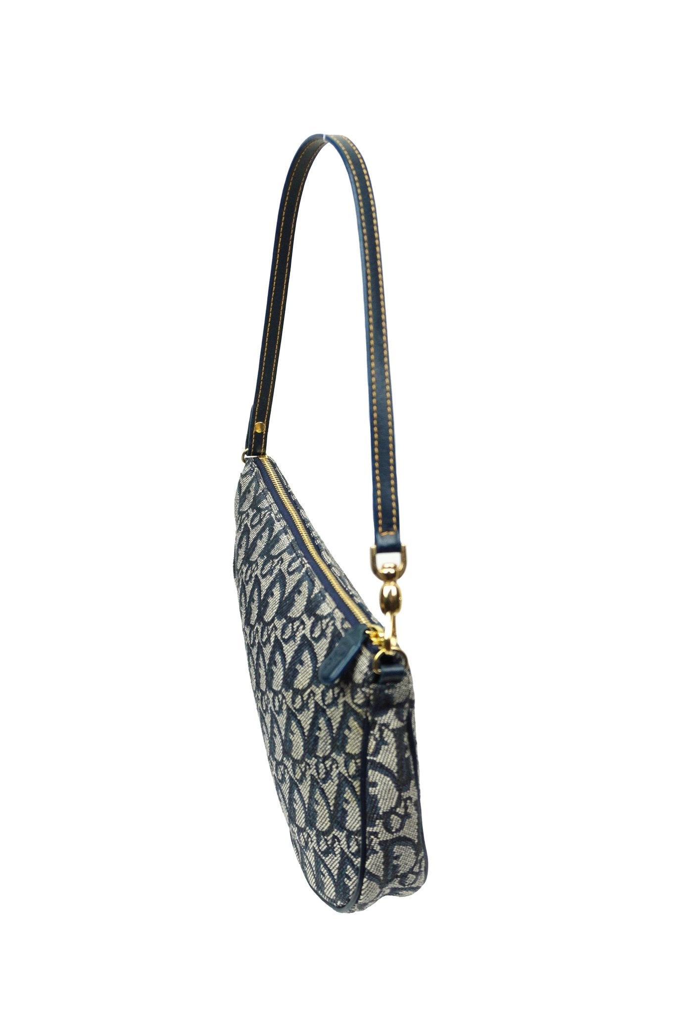 Christian Dior Trotter Mini Saddle Bag - Jade Vintage