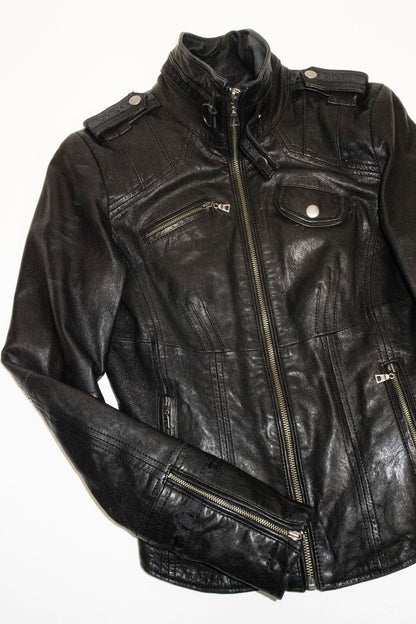 Danier Leather Jacket / XXS - Jade Vintage