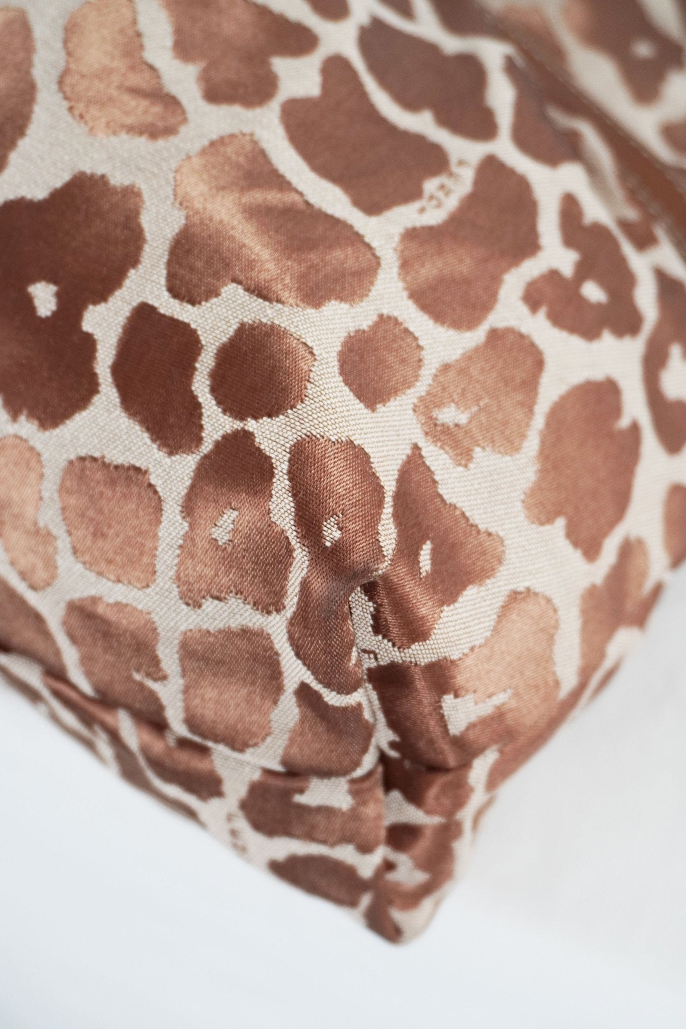 Fendi Chef Leopard Canvas Bag - Jade Vintage