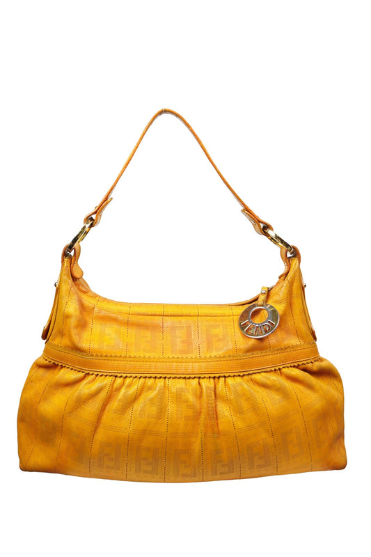 Fendi Chef Yellow Shoulder Bag - Jade Vintage