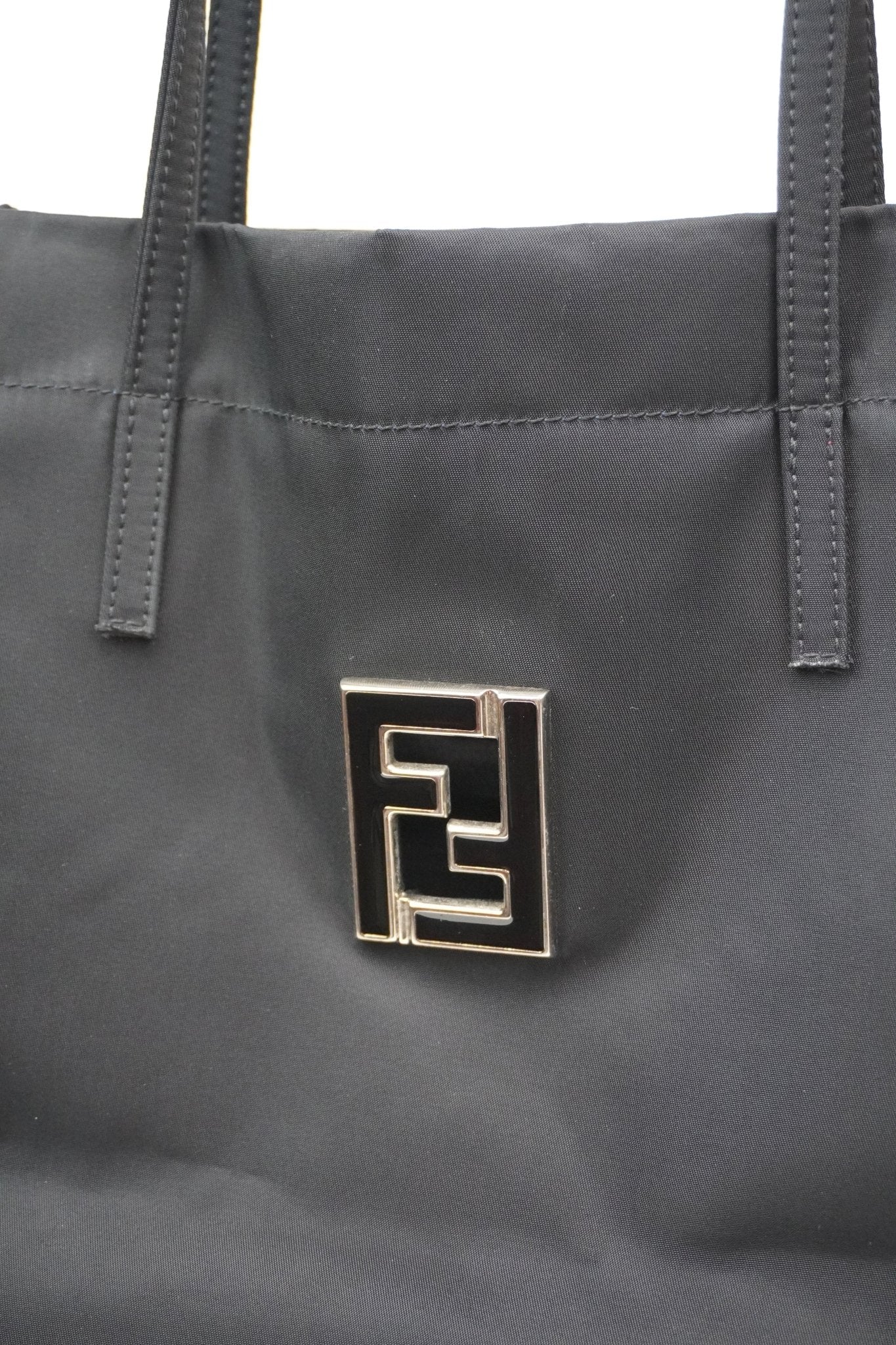 Fendi Nylon Tote Bag - Jade Vintage
