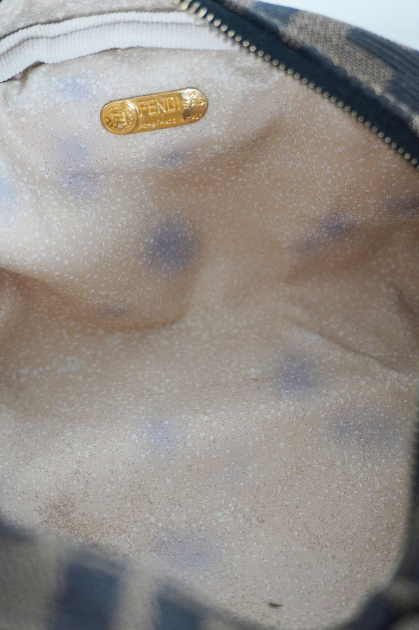 Fendi Zucca Canvas Mini Pouch - Jade Vintage