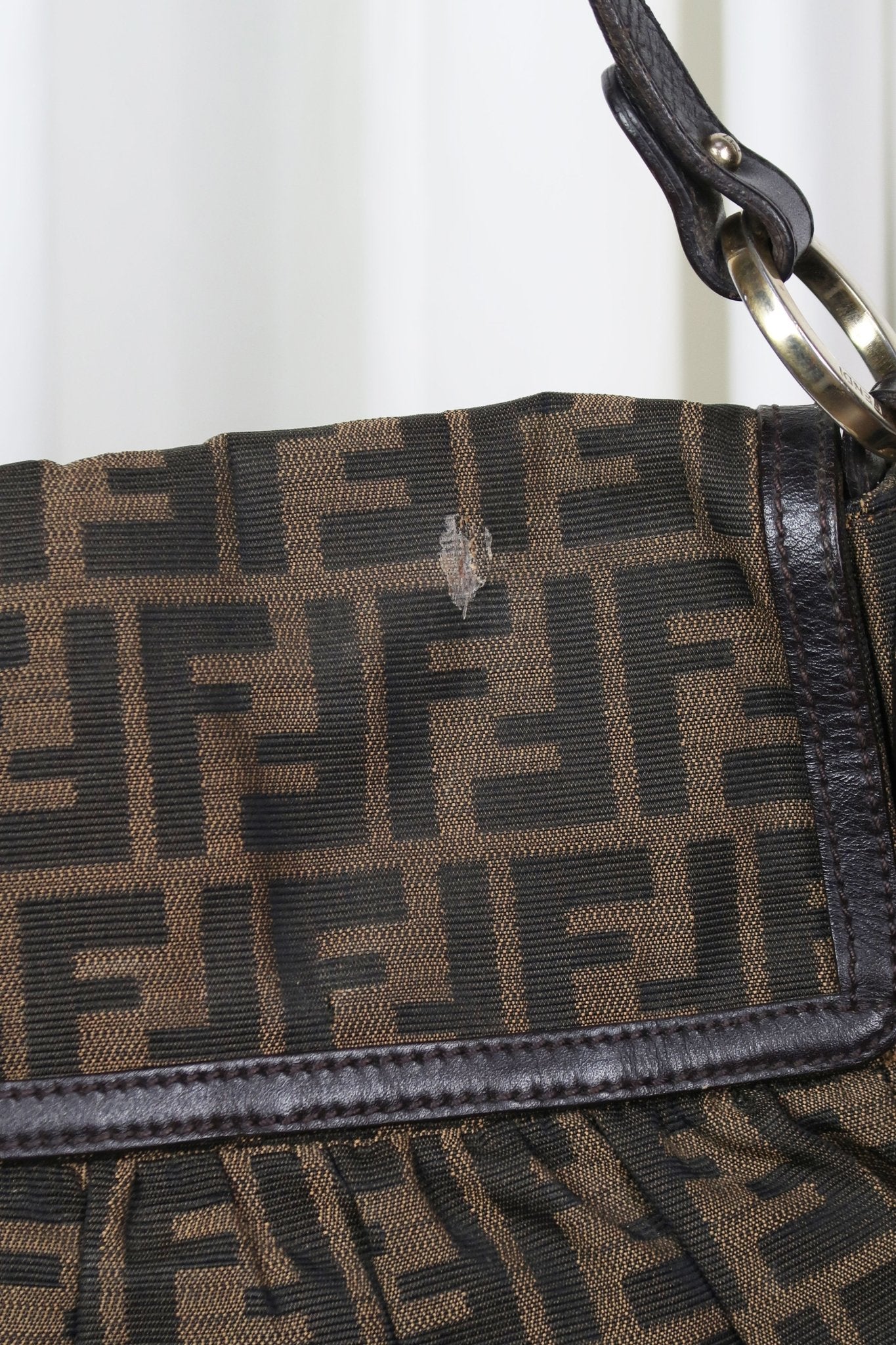 Fendi Zucca Chef Bag - Jade Vintage