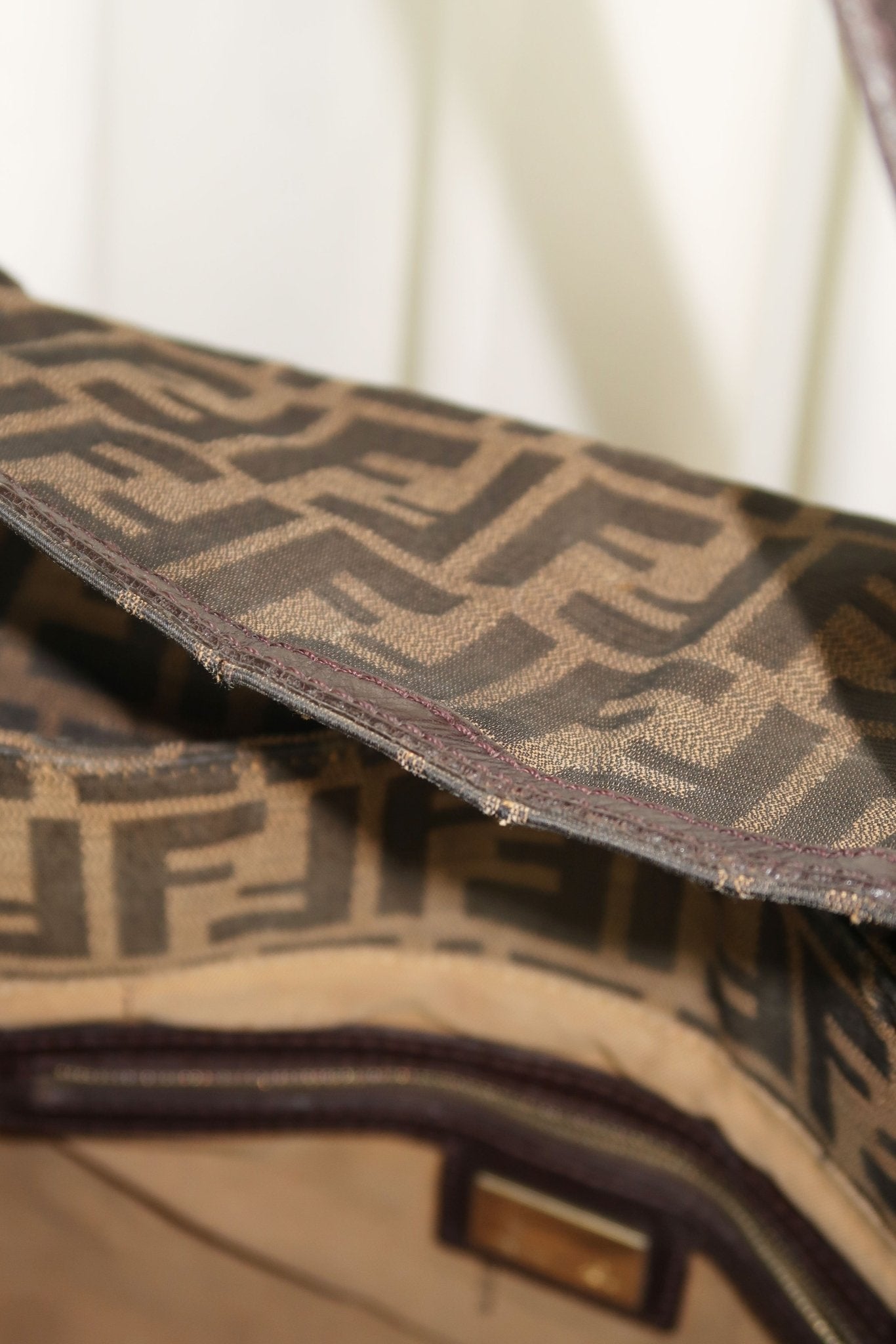 Fendi Zucca Chef Bag - Jade Vintage