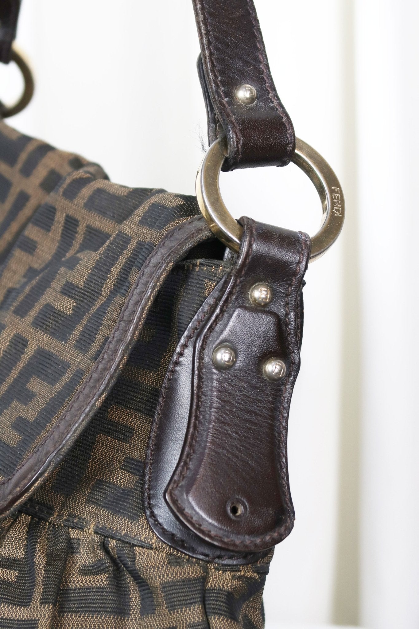 Fendi Zucca Chef Bag - Jade Vintage