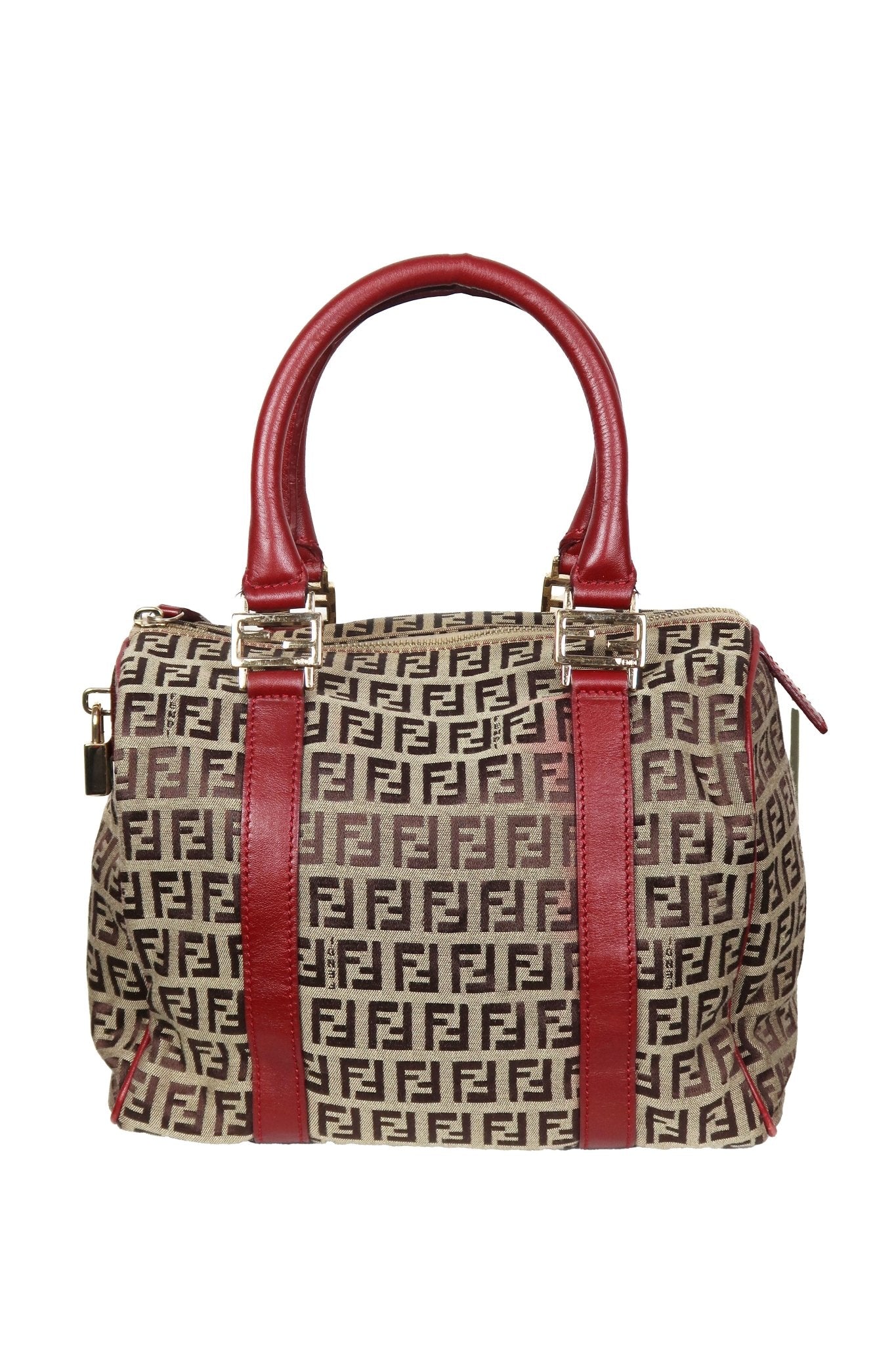 Fendi Zucca Mini Boston Bag - Jade Vintage