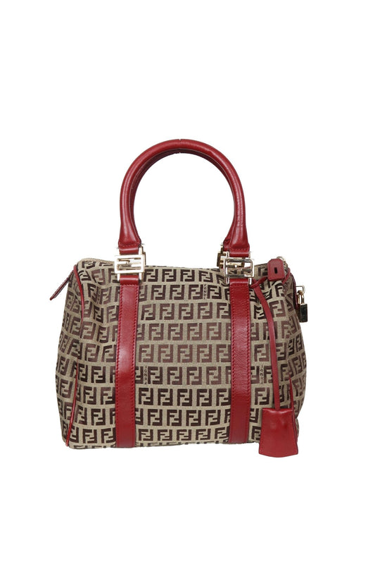 Fendi Zucca Mini Boston Bag - Jade Vintage