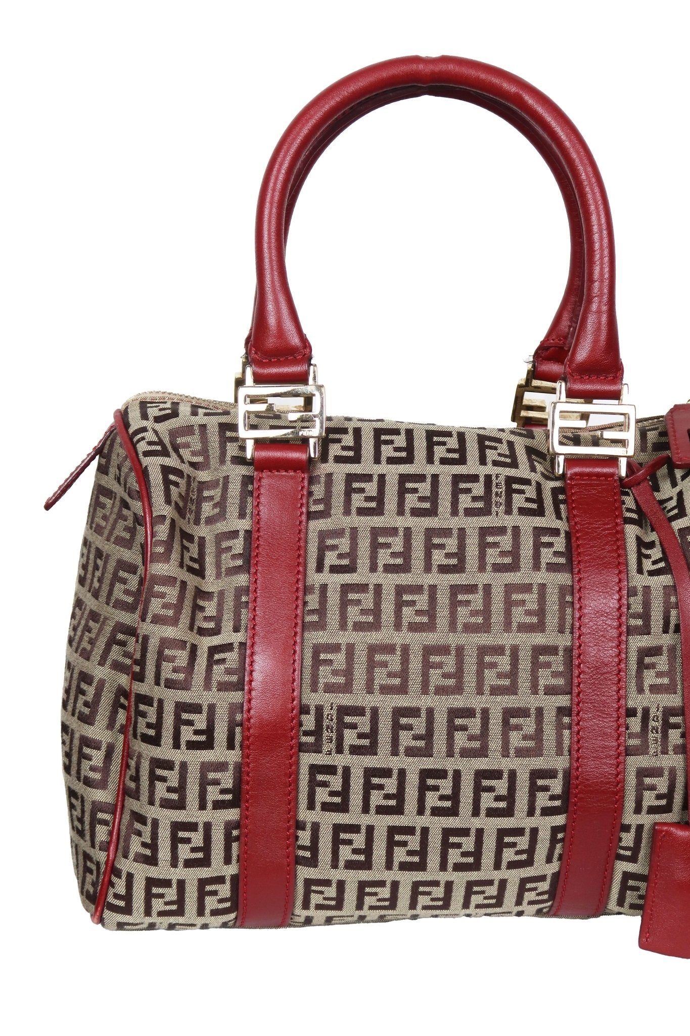 Fendi Zucca Mini Boston Bag - Jade Vintage