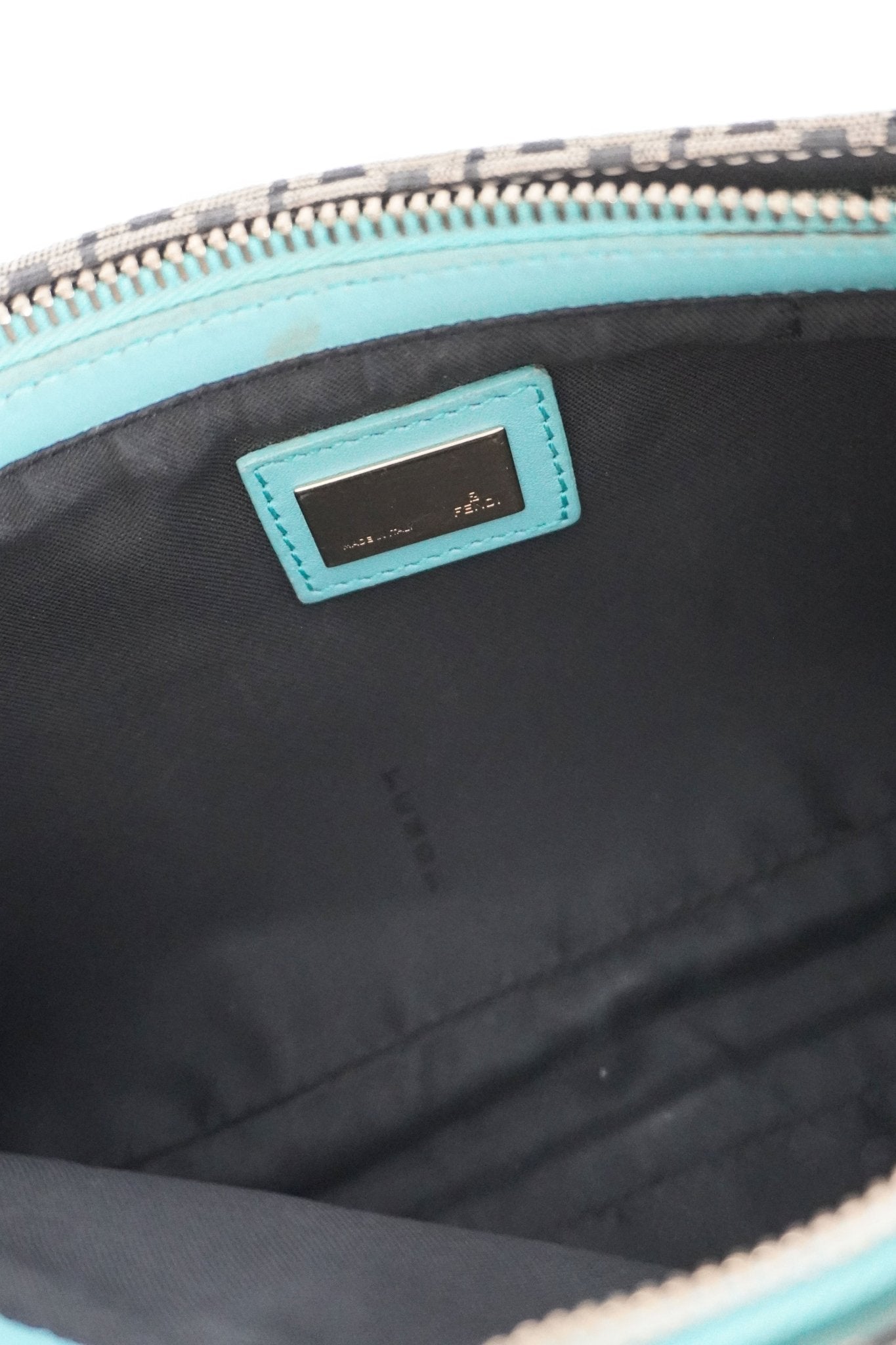 Fendi Zucca Mini Pochette Bag - Jade Vintage