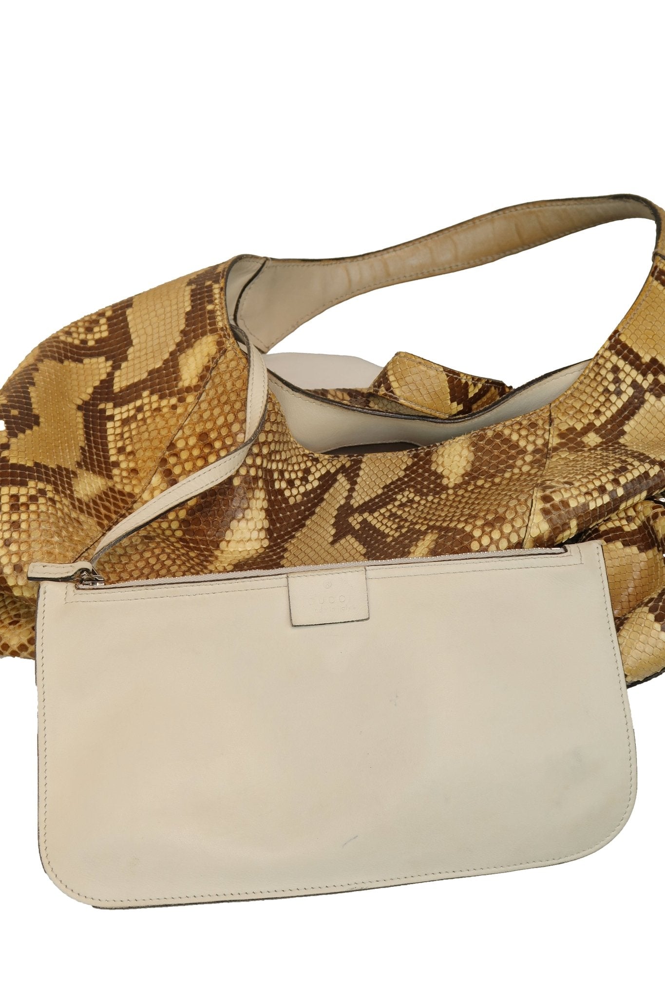 Gucci Jackie Python Hobo Bag - Jade Vintage