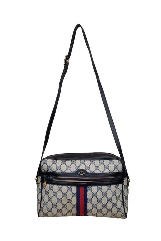 Gucci Vintage GG Supreme Ophidia Crossbody Bag - Jade Vintage