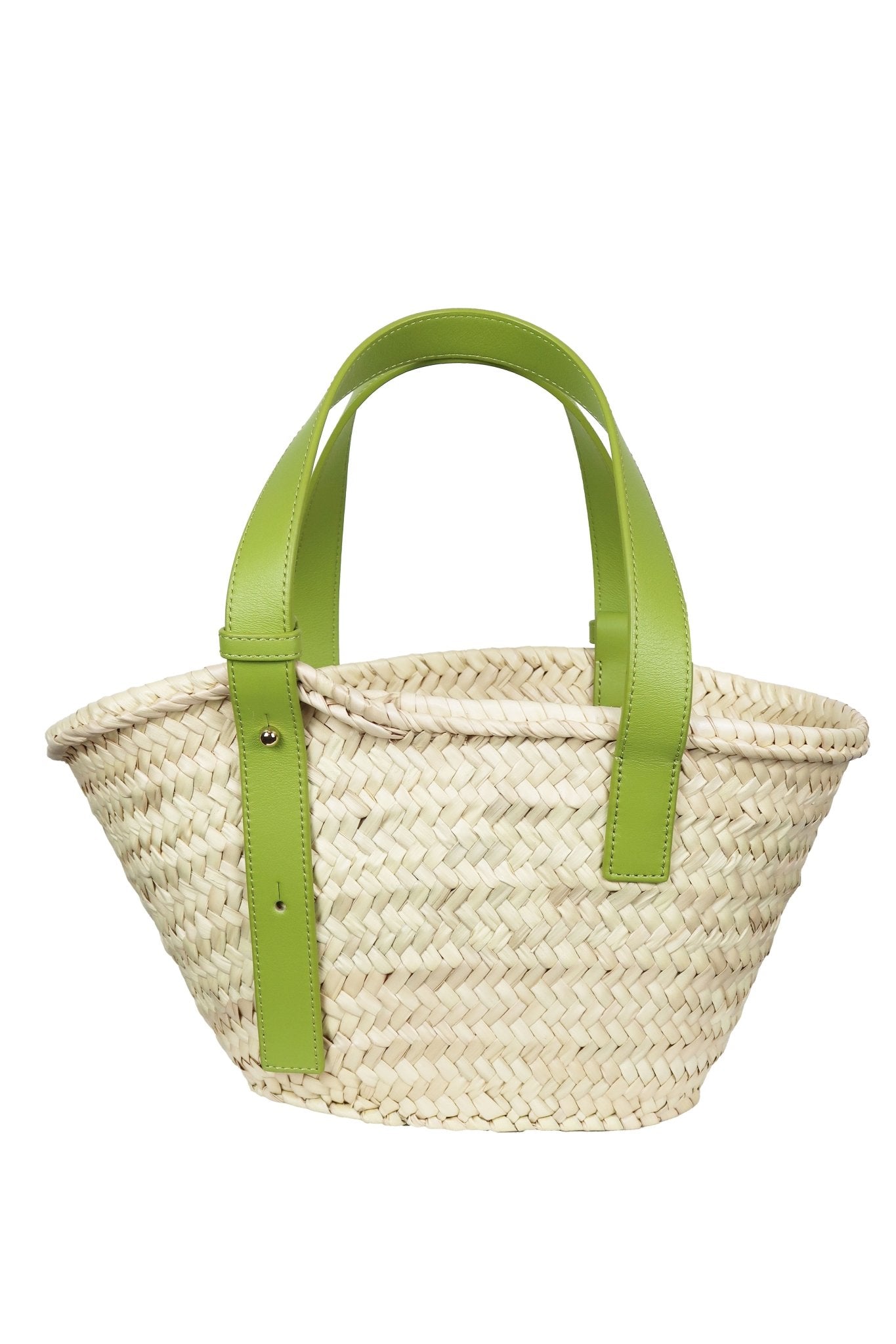 Loewe Small Basket Bag Green - Jade Vintage