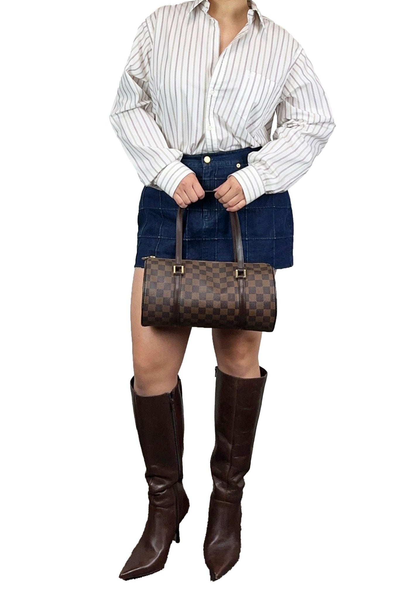 Louis Vuitton Damier Ebene Papillon 30 Bag - Jade Vintage