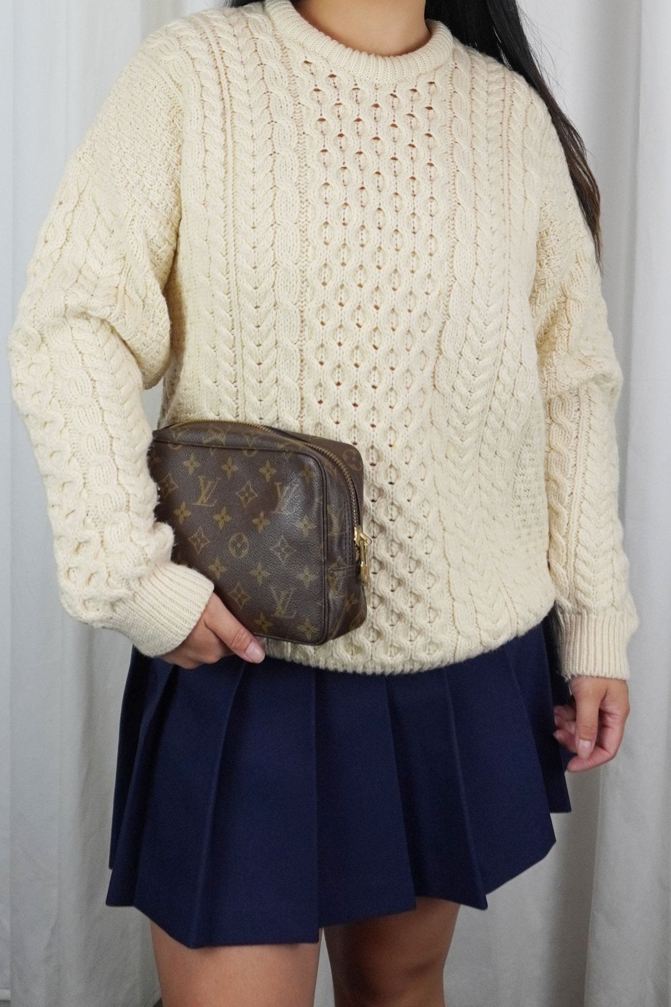 Louis Vuitton Monogram Trousse 23 - Jade Vintage