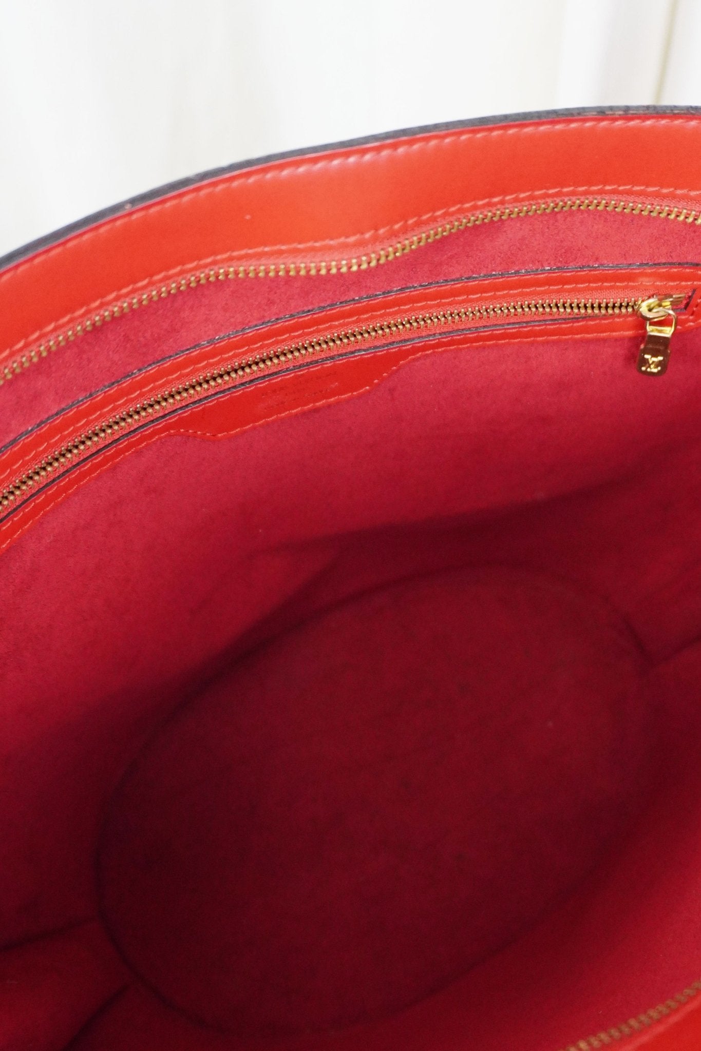 Louis Vuitton Saint Jacques Epi Red - Jade Vintage