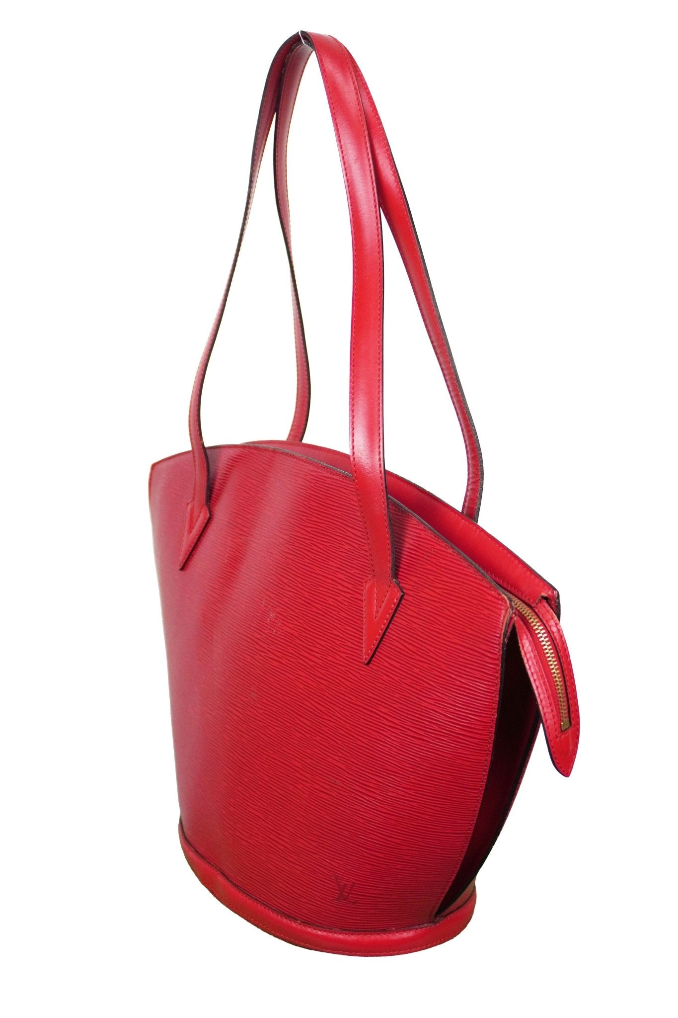 Louis Vuitton Saint Jacques Epi Red - Jade Vintage