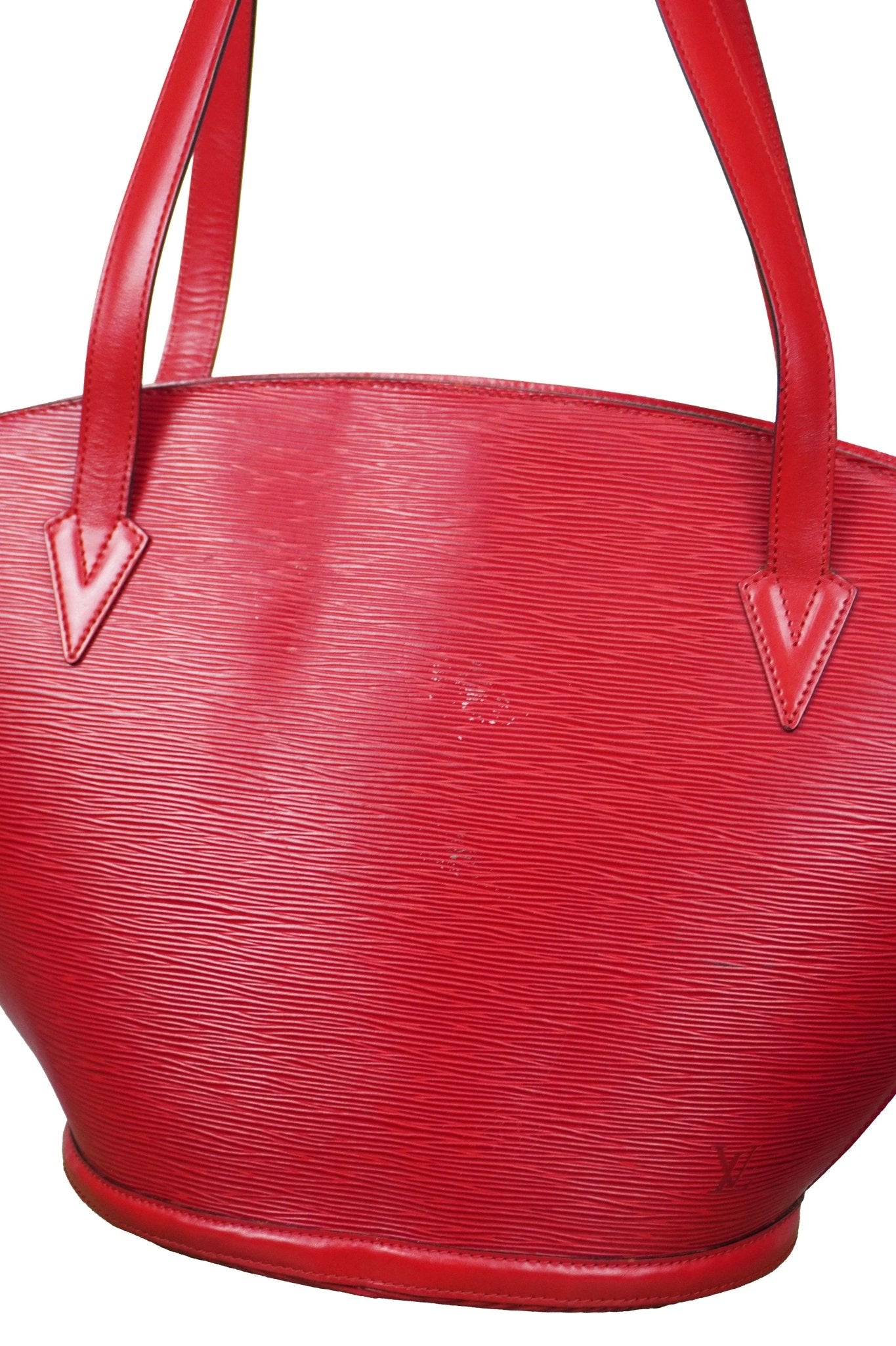 Louis Vuitton Saint Jacques Epi Red - Jade Vintage