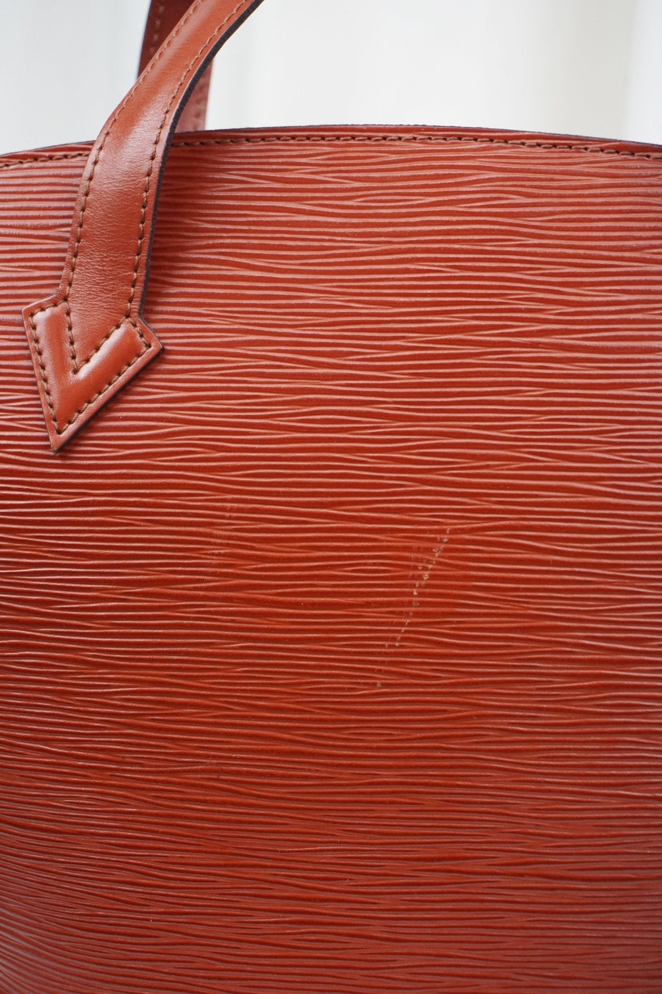 Louis Vuitton Saint Jacques PM Epi Brown - Jade Vintage